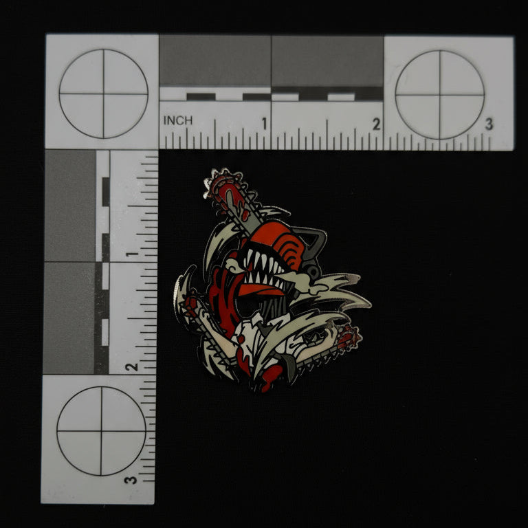 Chainsaw Man Chainsaw Print Pin