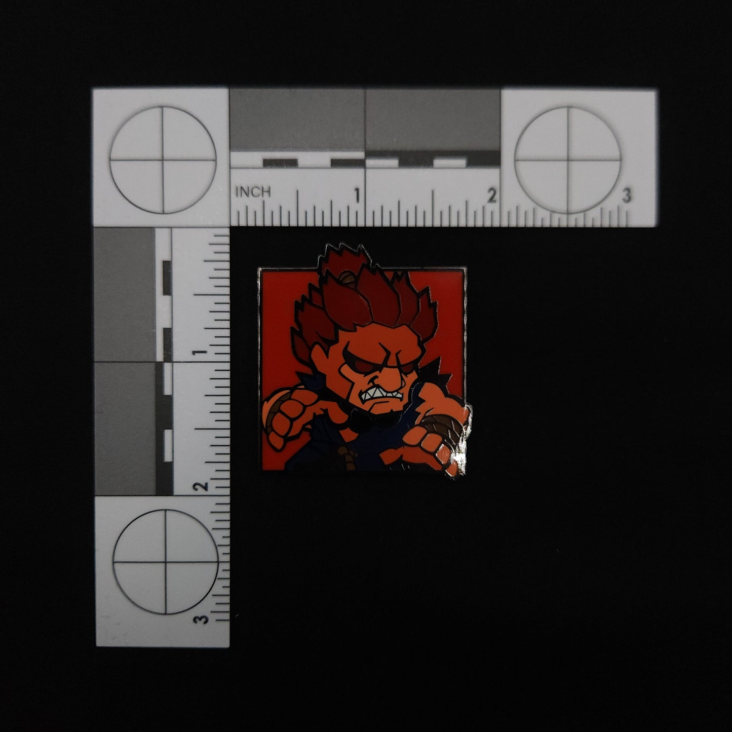 Street Fighter Akuma Character Pin