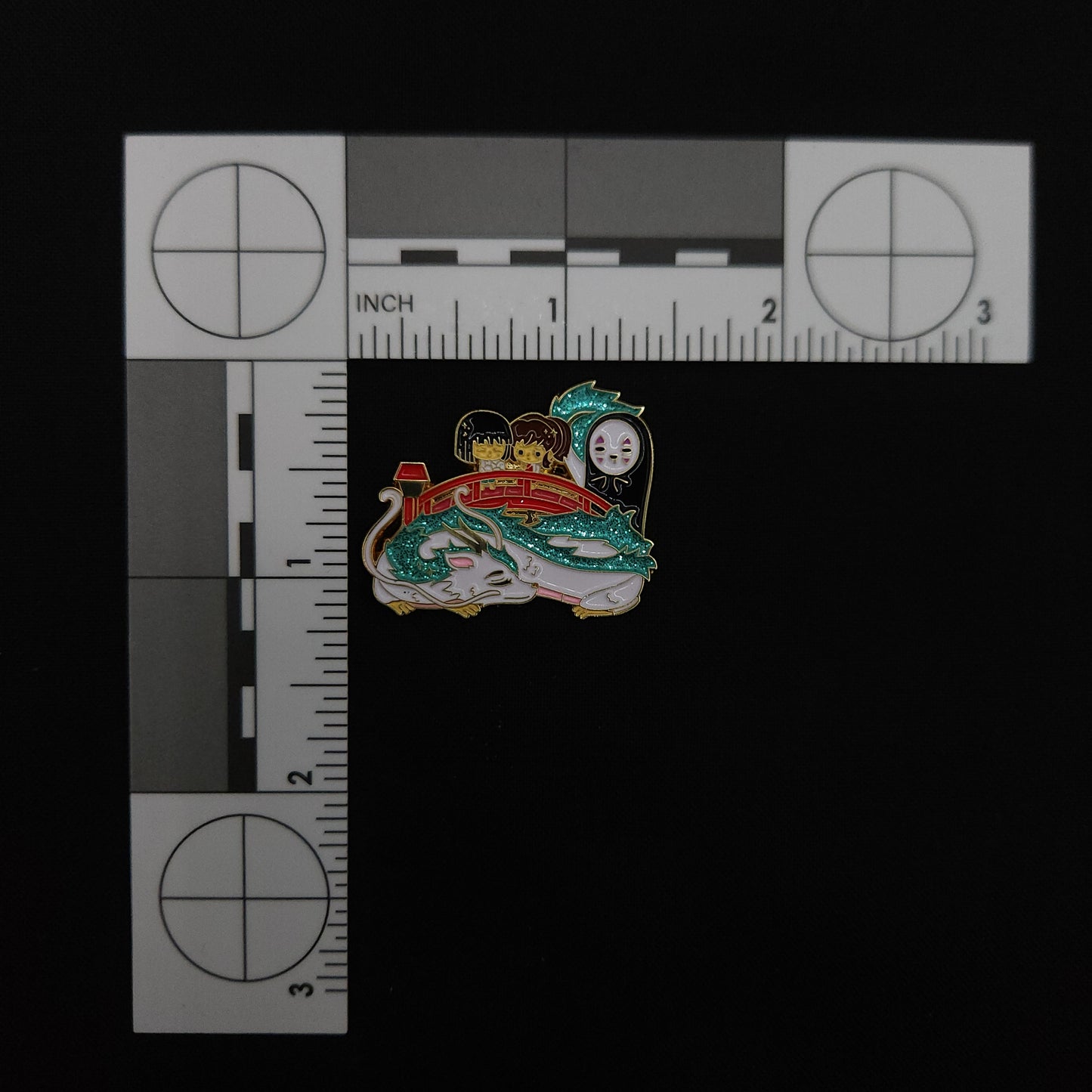 Spirited Away Chibi Haku, Chihiro and No-Face Pin