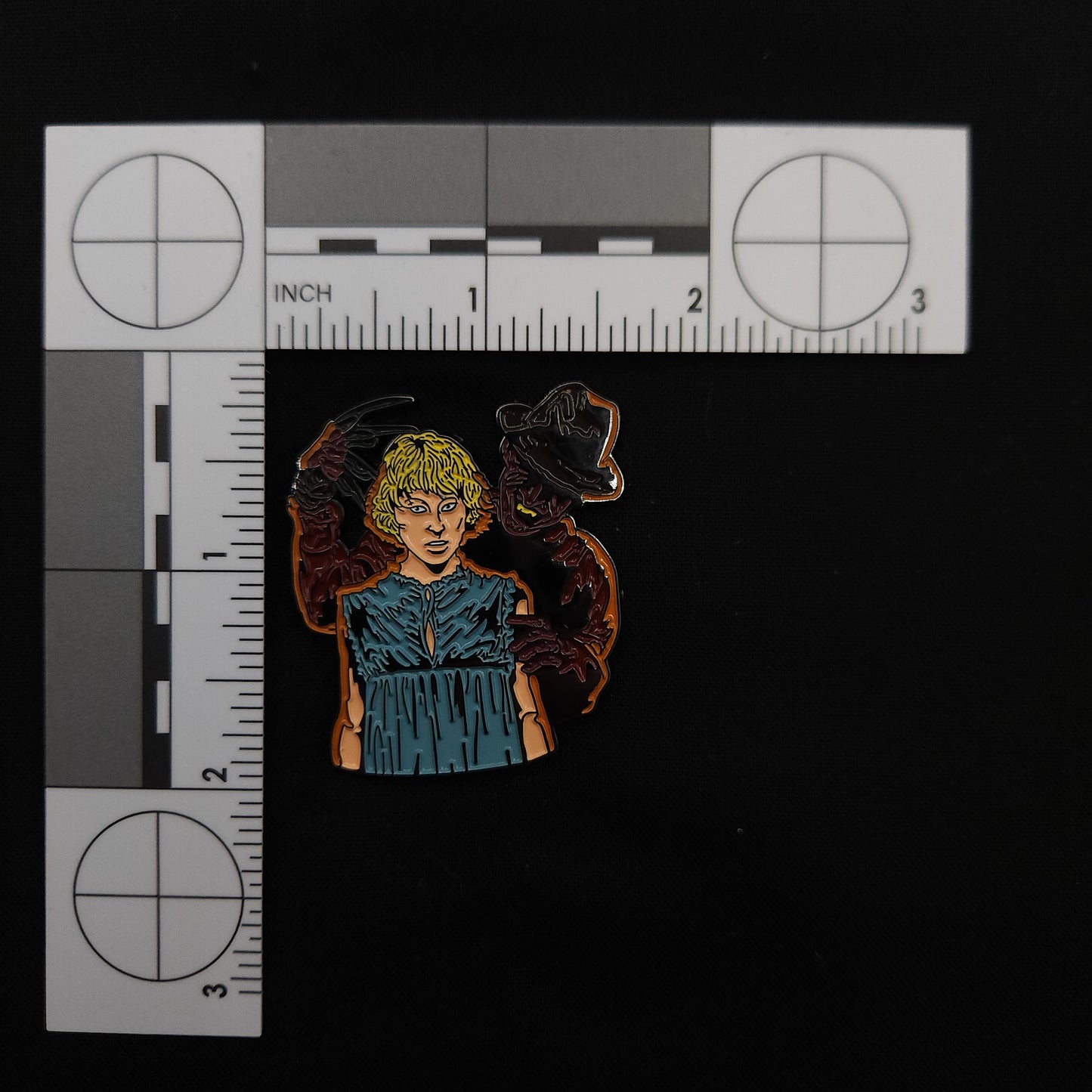 Nightmare on Elm Street Freddy and Nancy Pin