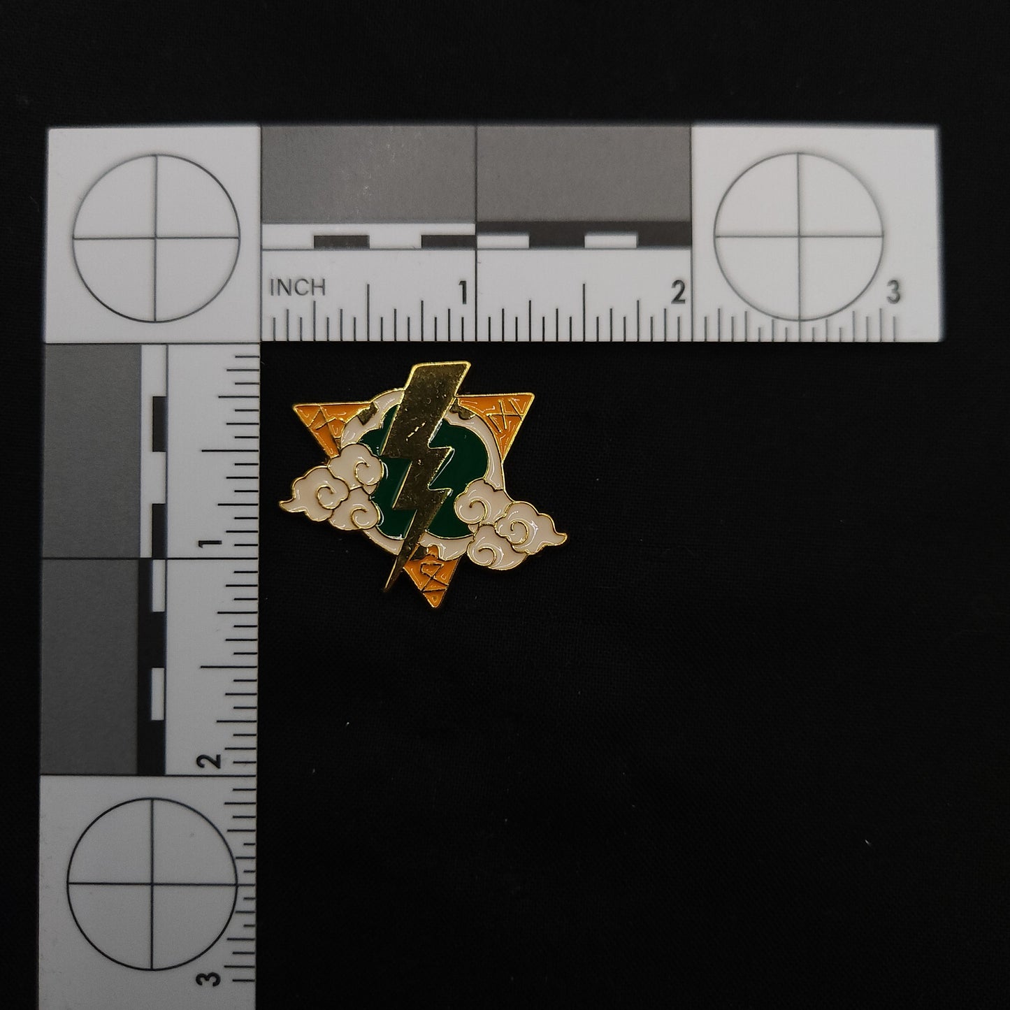 Demon Slayer Zenitsu Logo Pin