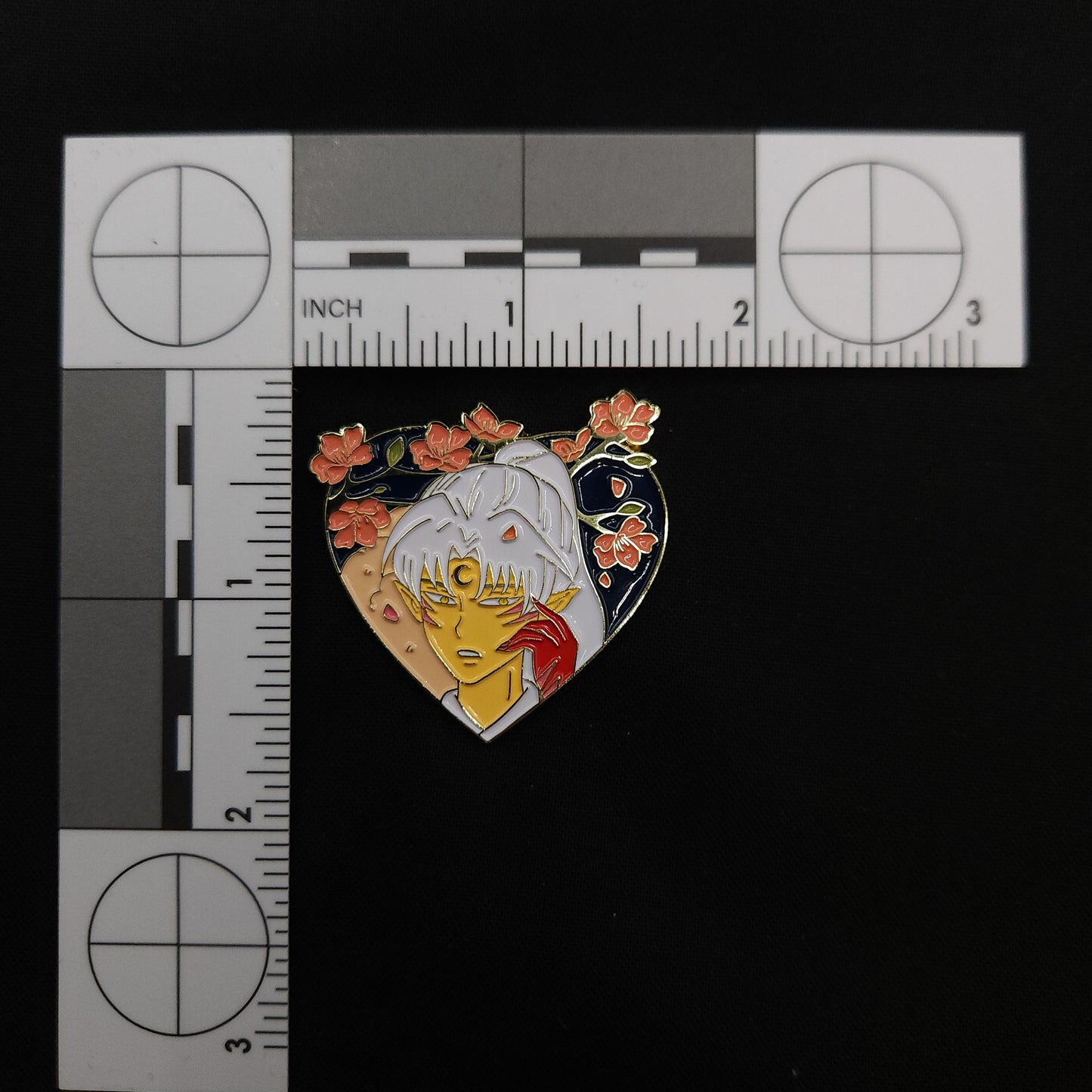 Inuyasha Sesshomaru Heart Pin