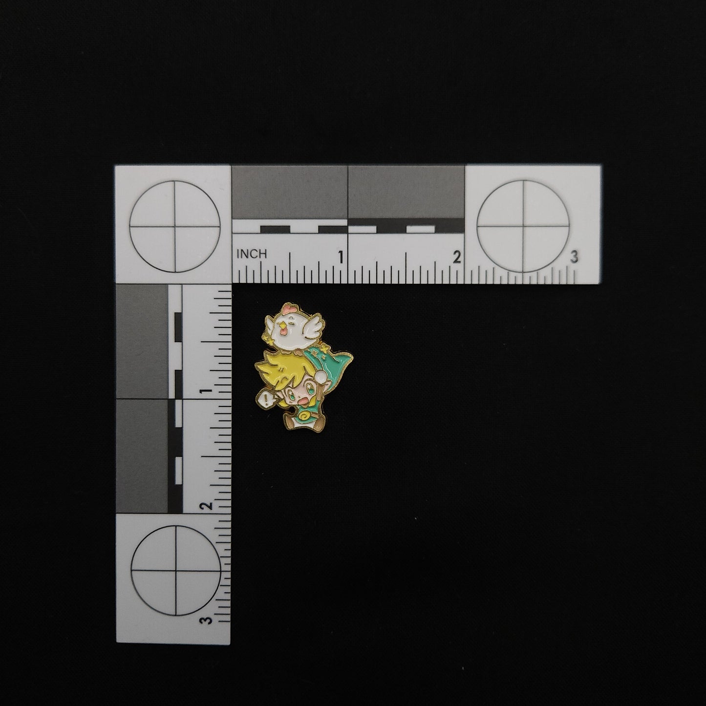 Legend of Zelda Chibi Link and Chicken Pin