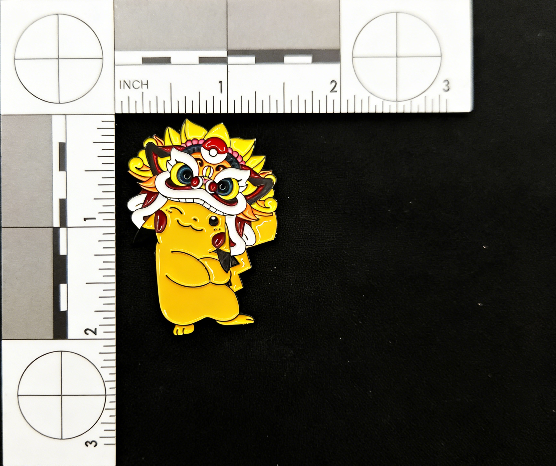 Pokemon Pikachu with Dragon Head Dress Pins