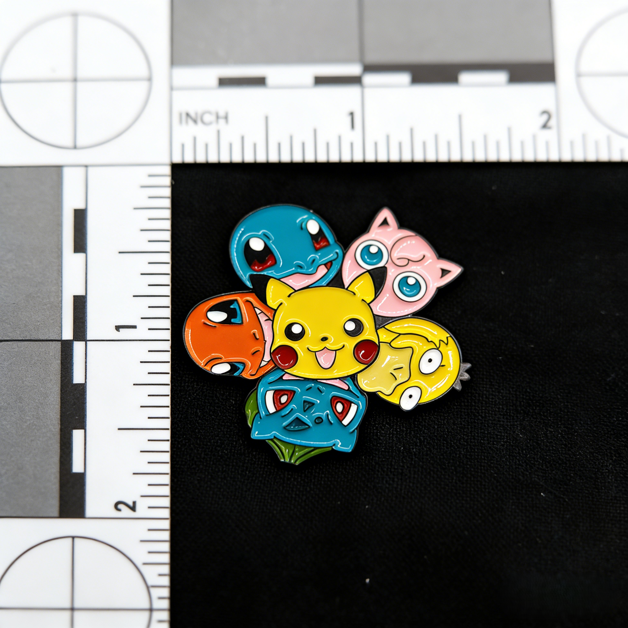 Pokemon Pikachu and Crew Pin