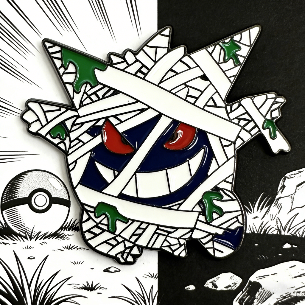 Pokemon Mummy Gengar Pin