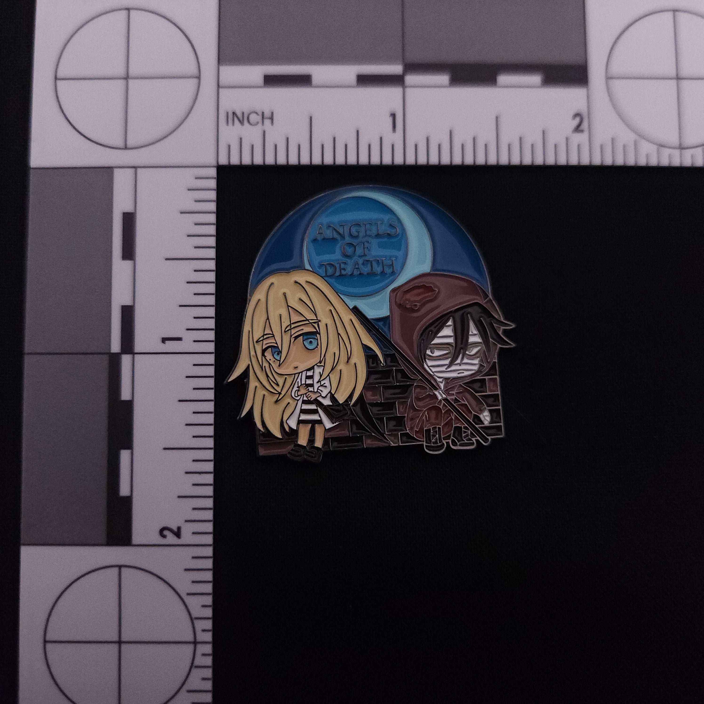 Angels of Death Ray and Zack Chibi Pin
