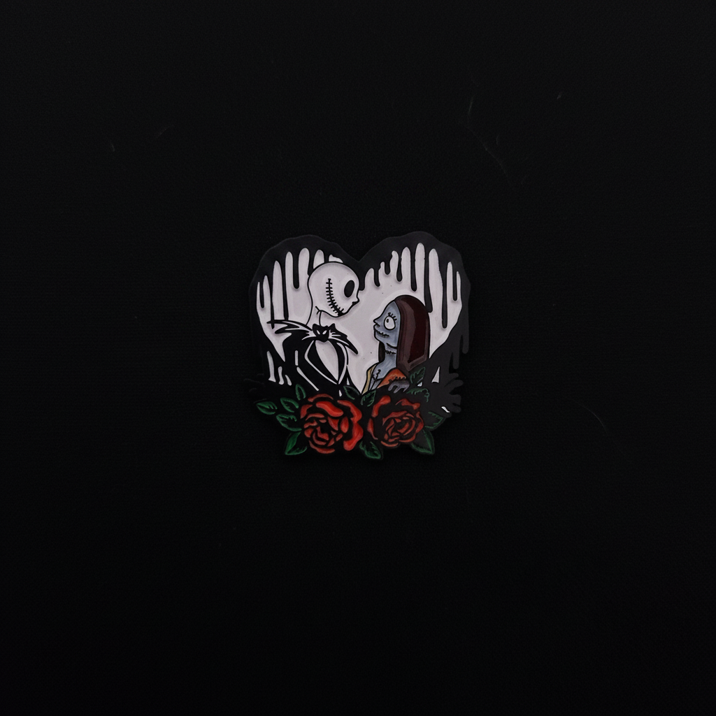 Horror Heart Pins