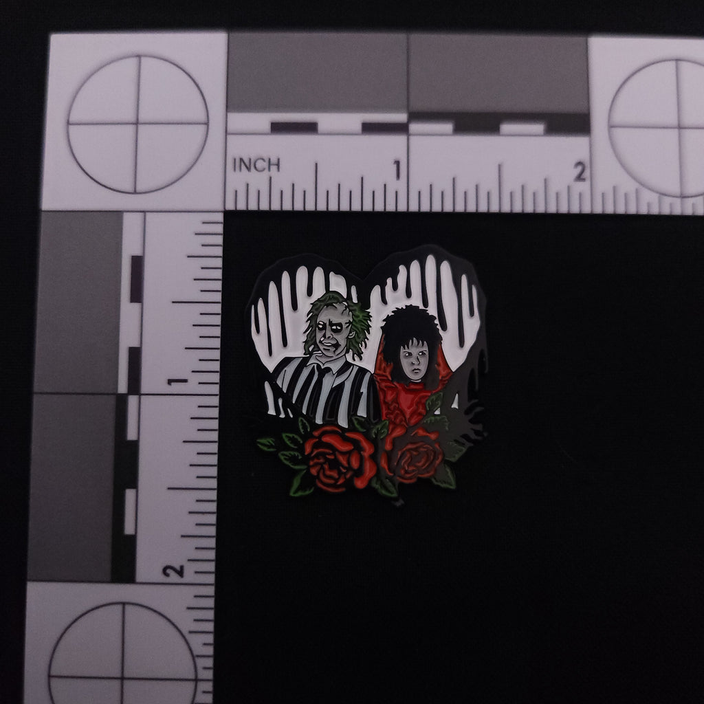 Horror Heart Pins