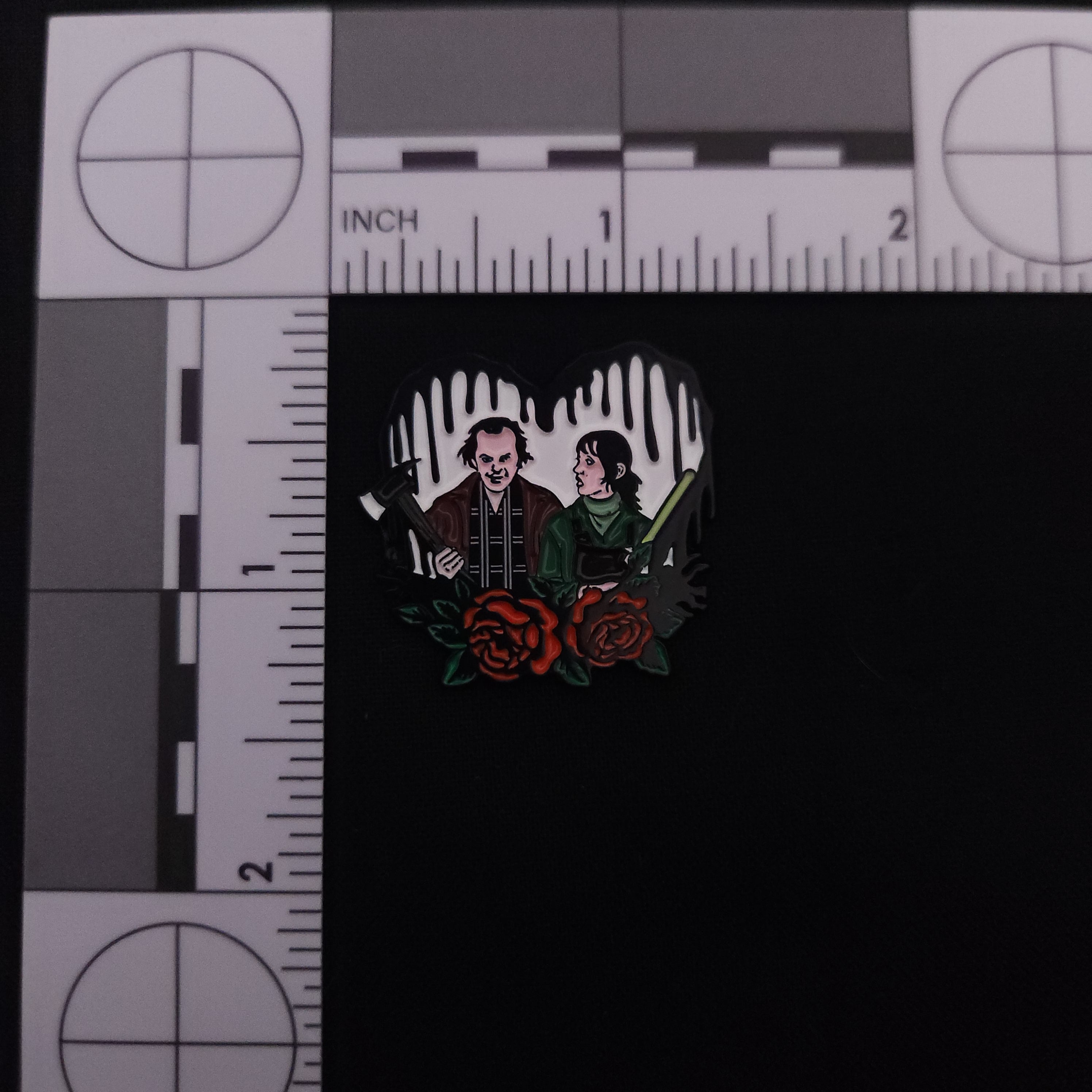 Horror Heart Pins