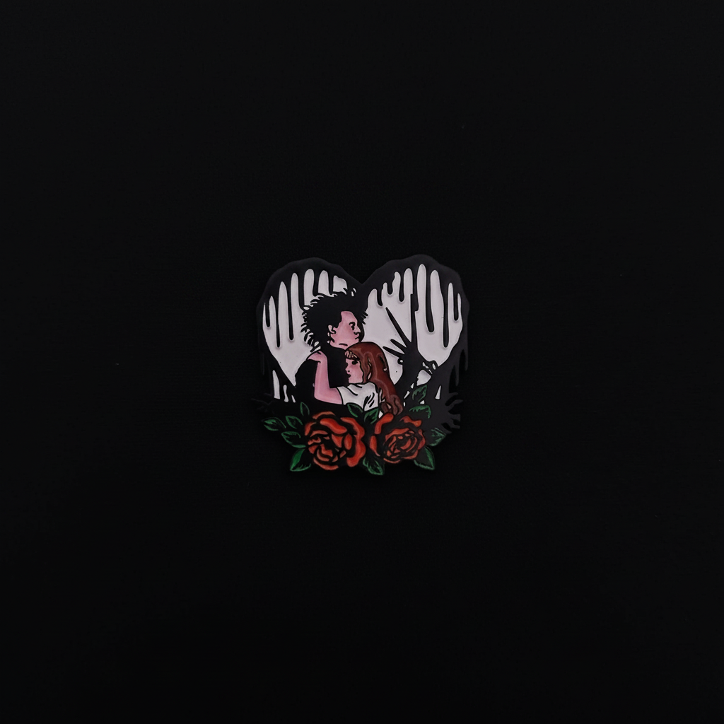 Horror Heart Pins