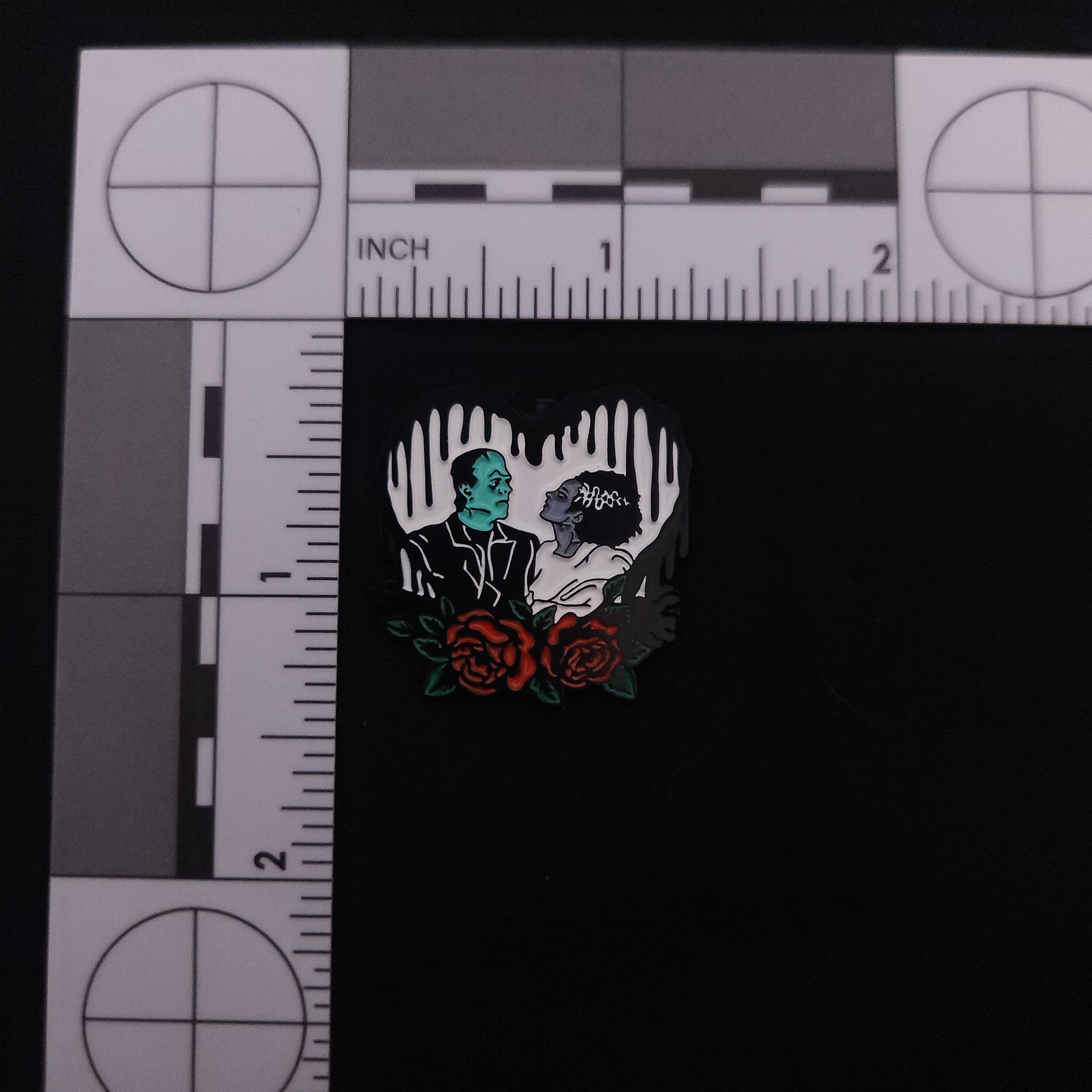 Horror Heart Pins