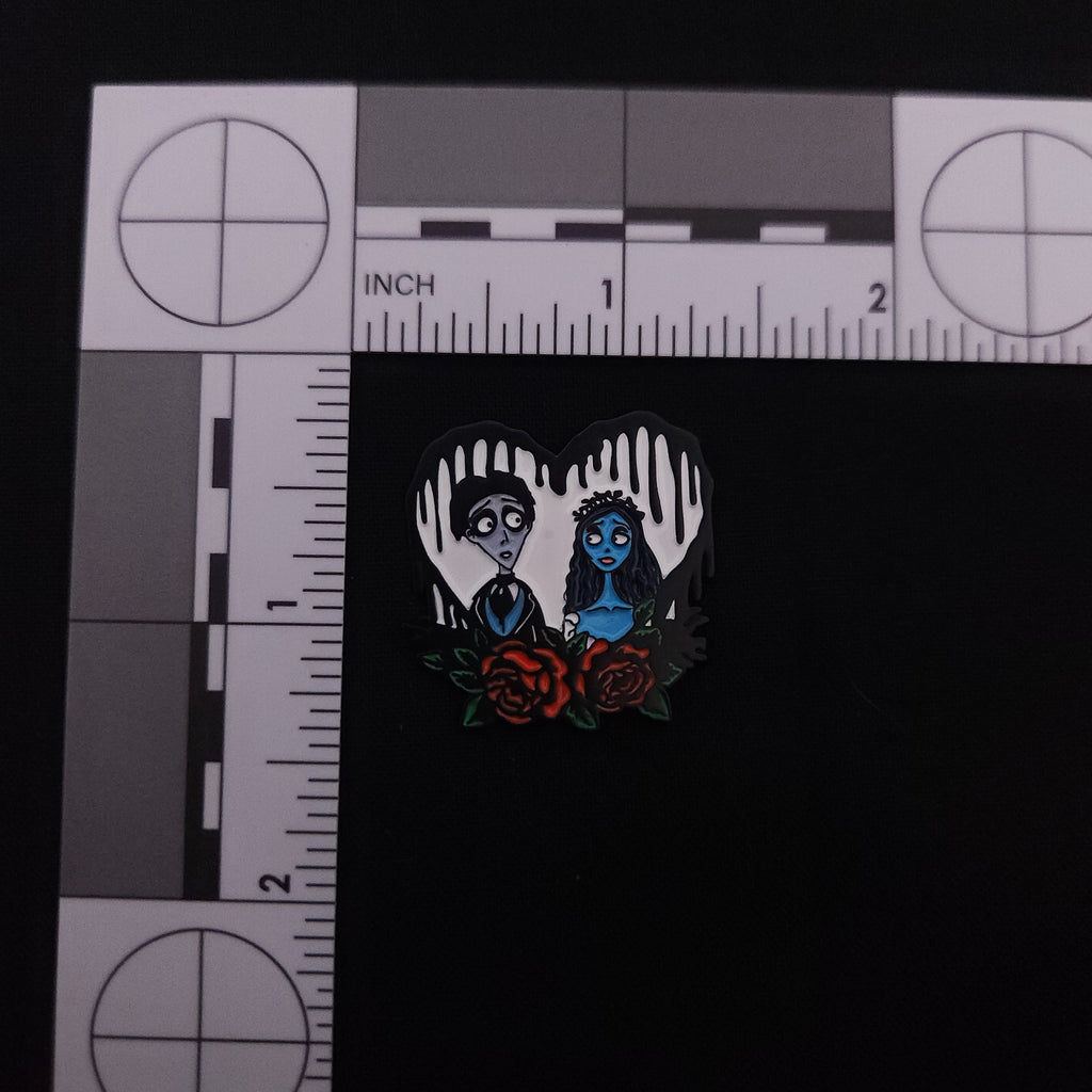 Horror Heart Pins
