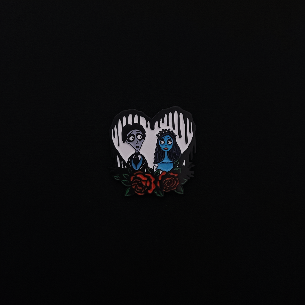 Horror Heart Pins