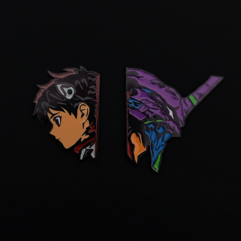Neon Genesis Evangelion Shinji / EVA-01 Pin Set