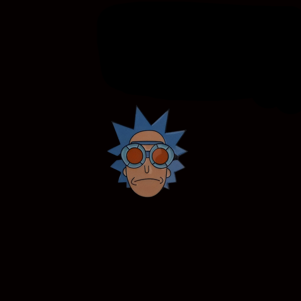 Rick and Morty Rick in Goggles Pin
