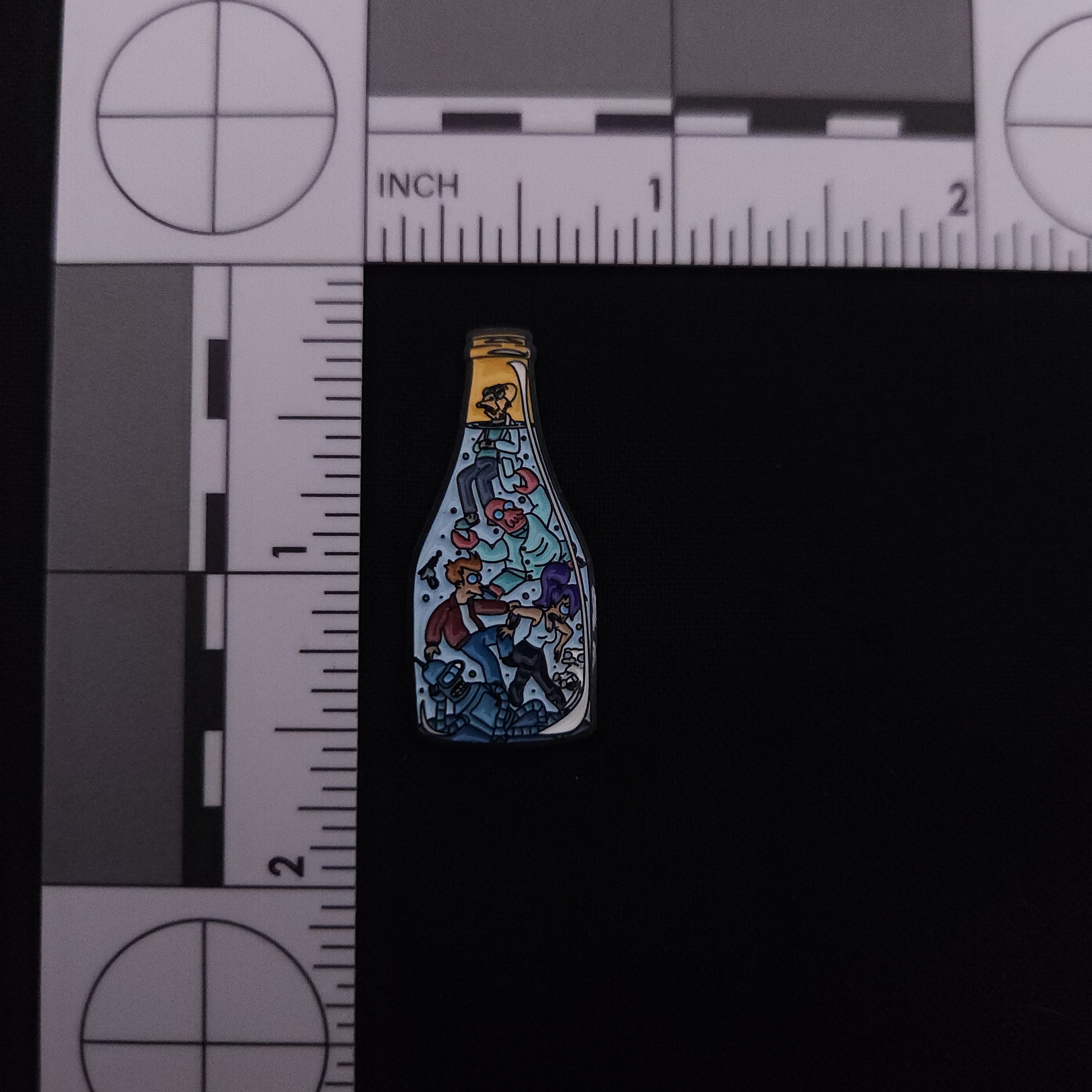 Futurama in a Bottle Pin