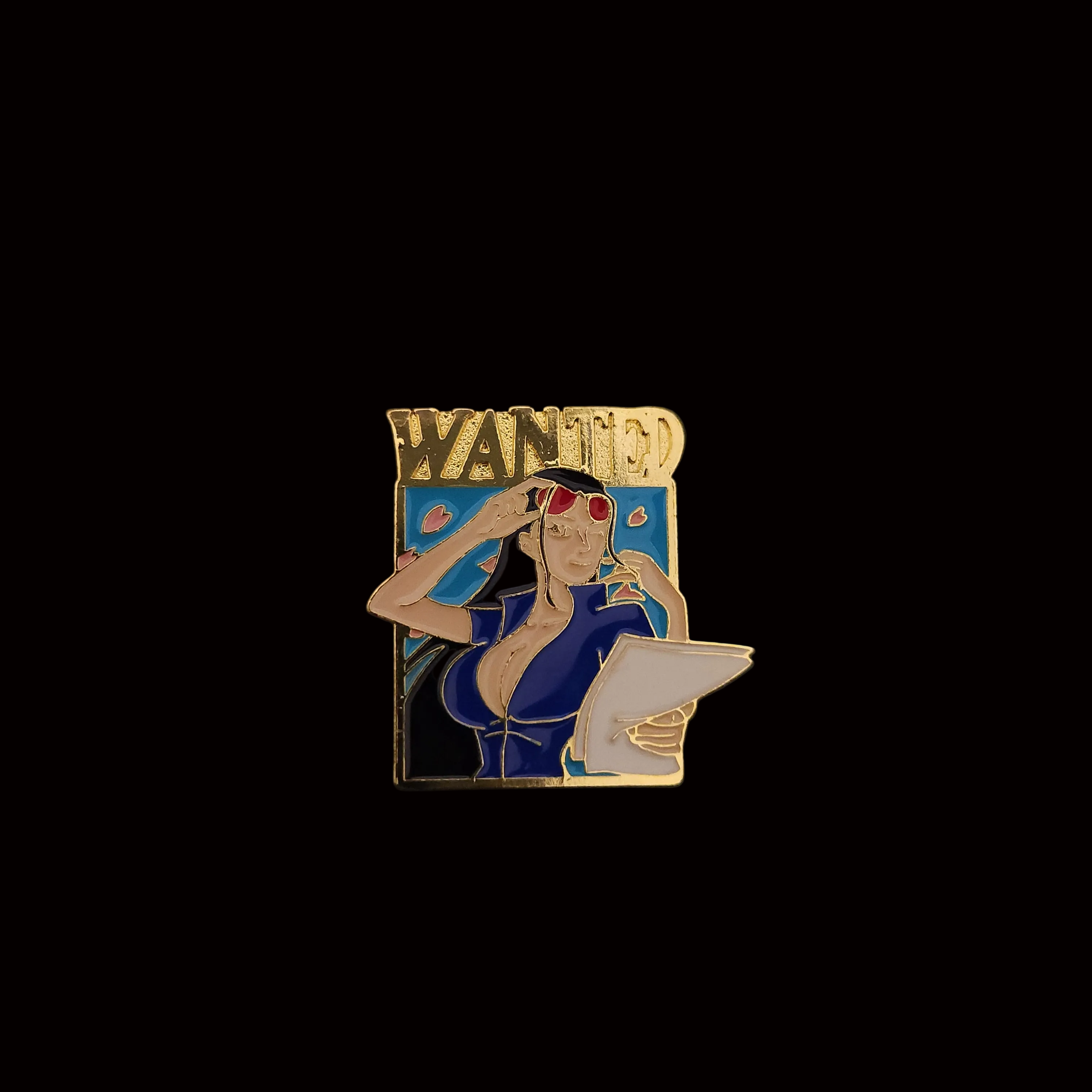 One Piece Wanted Pins
