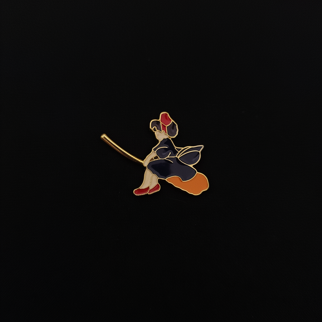 Studio Ghibli Kiki's Delivery Service Kiki on Broom Pin