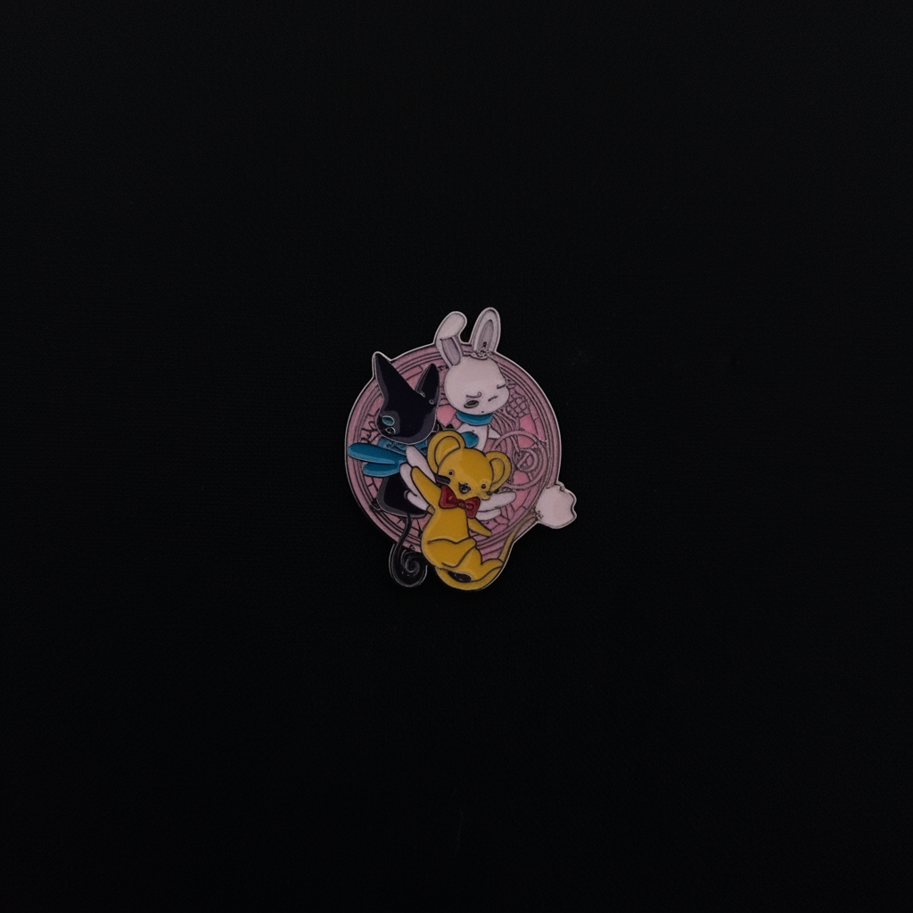 Cardcaptor Kero, Spinel Sun, and Ruby Moon Pin