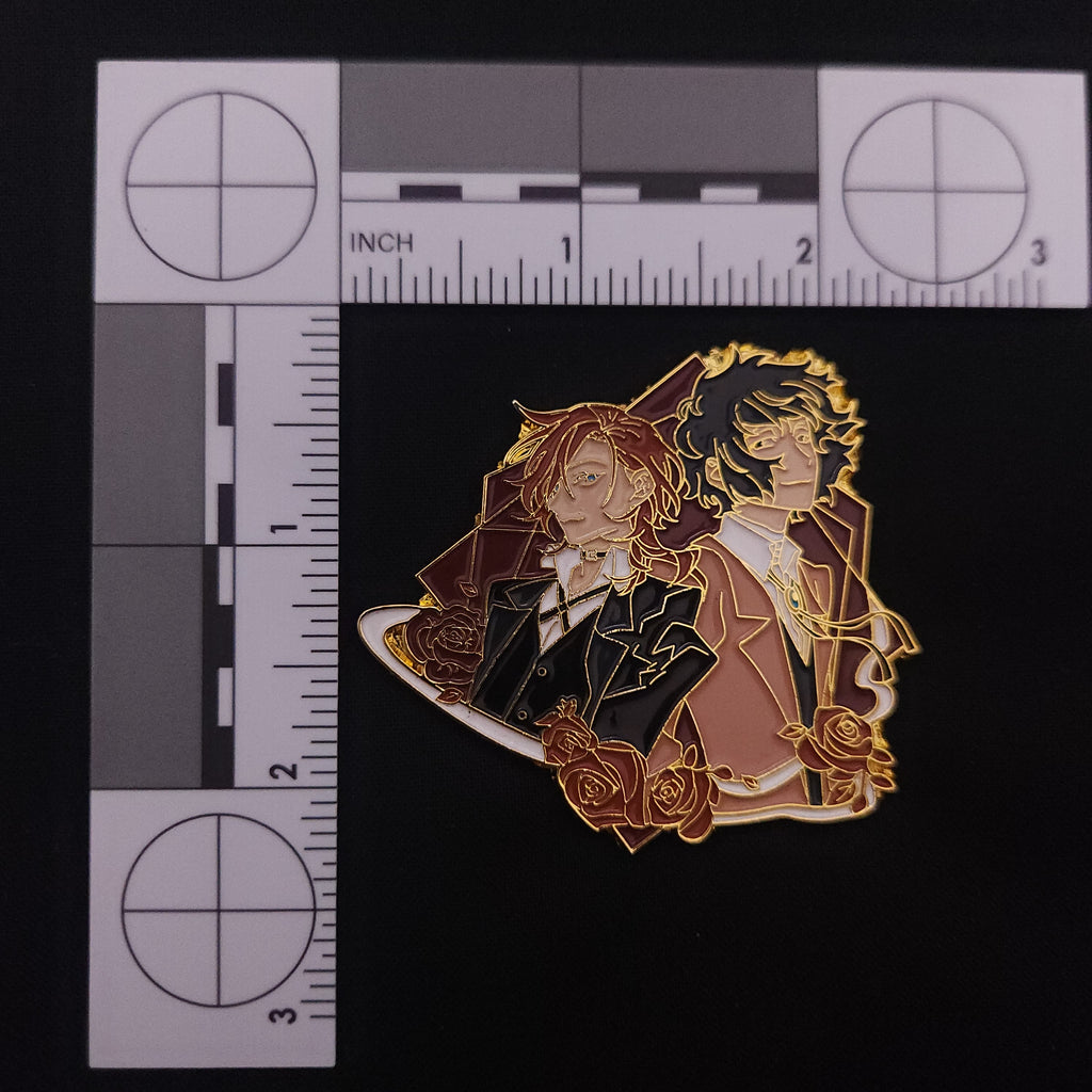 Bungo Stray Dogs Osamu and Chuuya Pin
