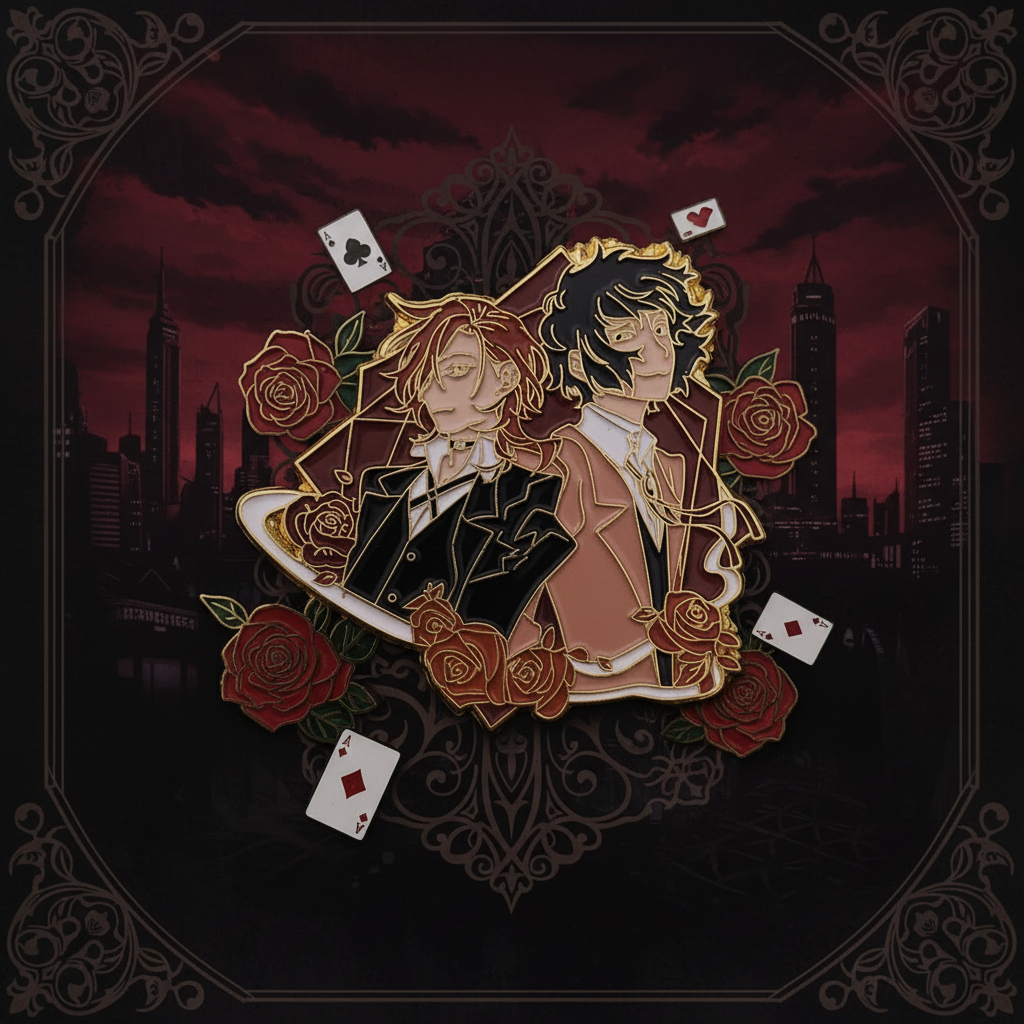 Bungo Stray Dogs Osamu and Chuuya Pin
