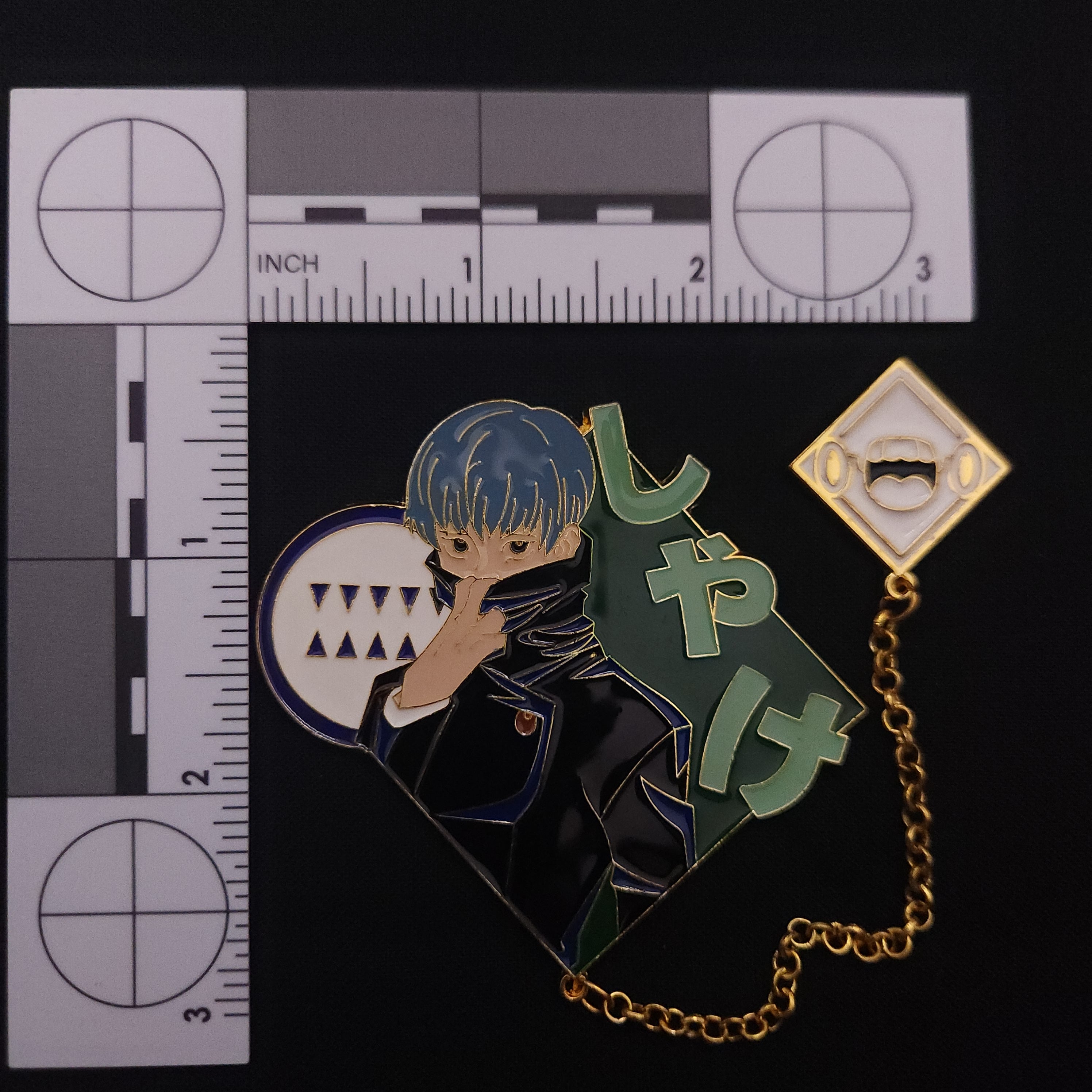 Jujutsu Kaisen Character Pins with Chain