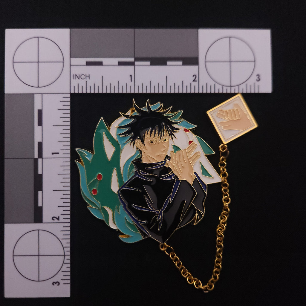 Jujutsu Kaisen Character Pins with Chain