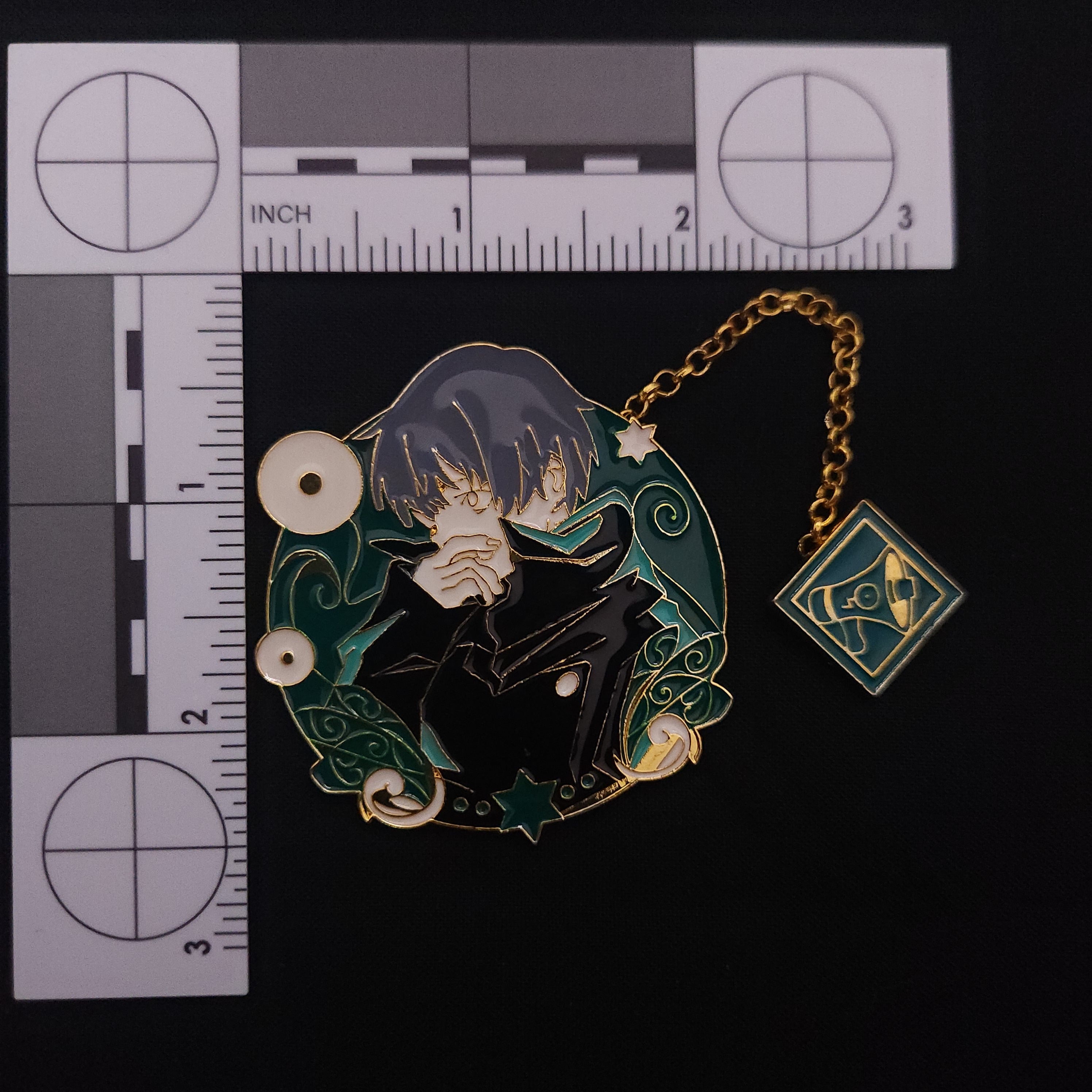 Jujutsu Kaisen Character Pins with Chain