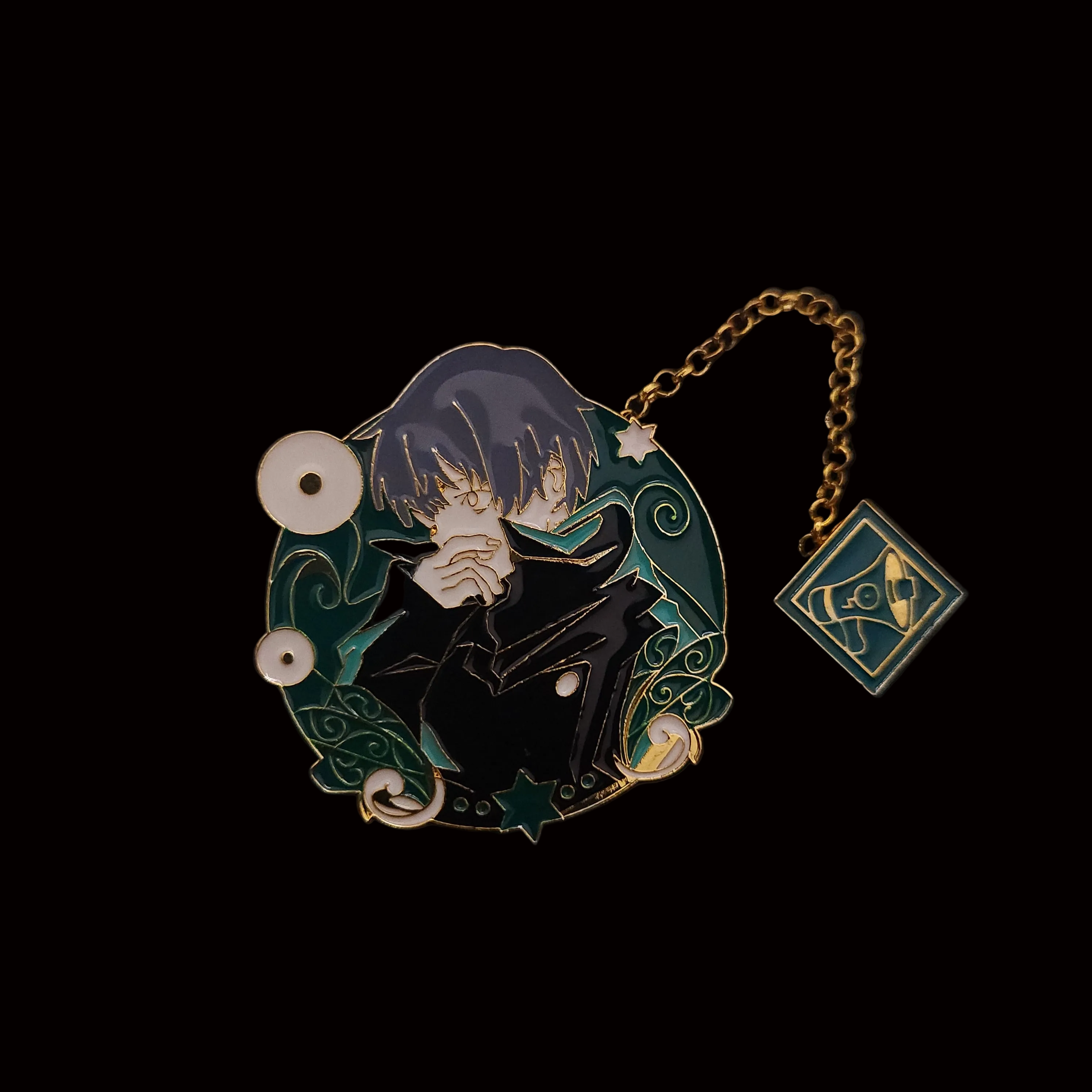 Jujutsu Kaisen Character Pins with Chain