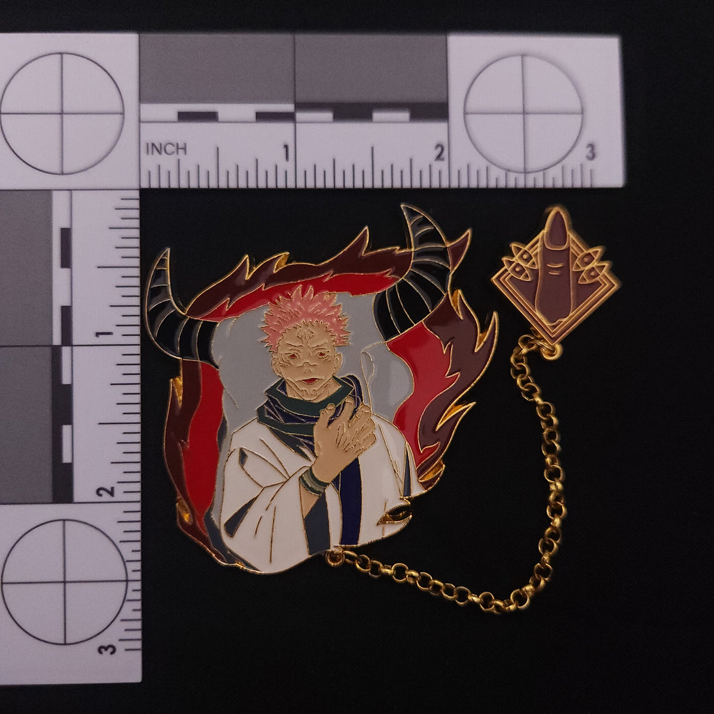 Jujutsu Kaisen Character Pins with Chain
