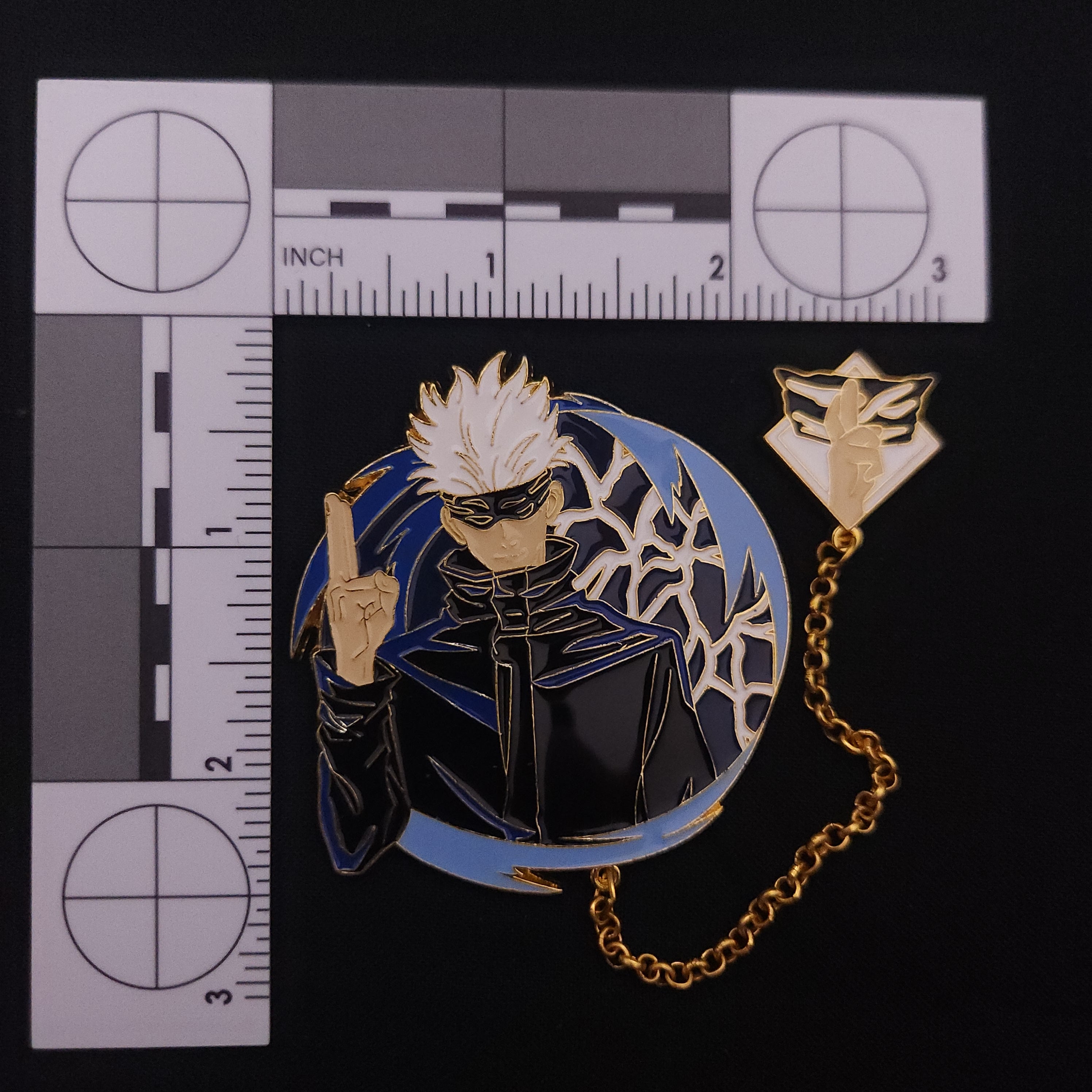 Jujutsu Kaisen Character Pins with Chain