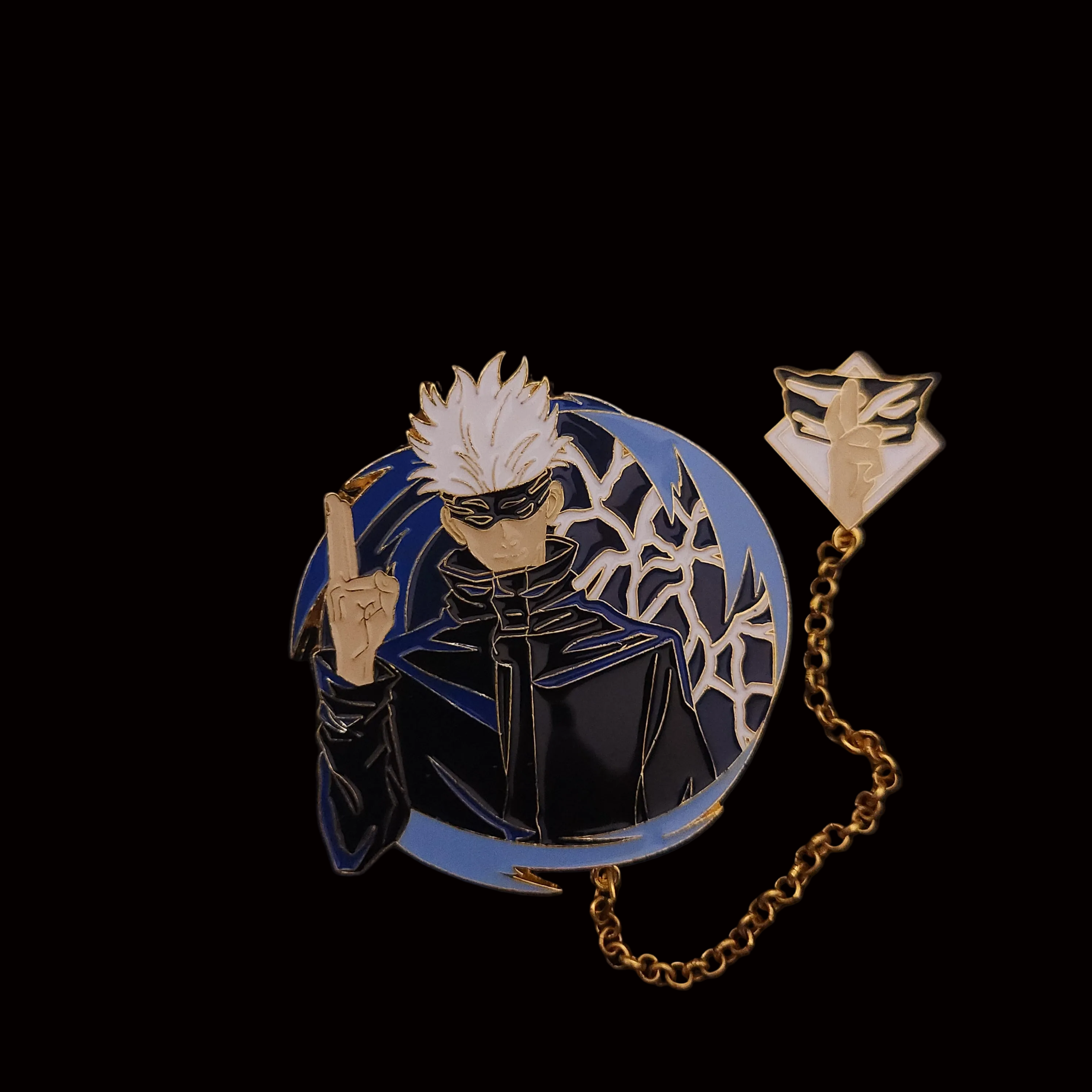 Jujutsu Kaisen Character Pins with Chain