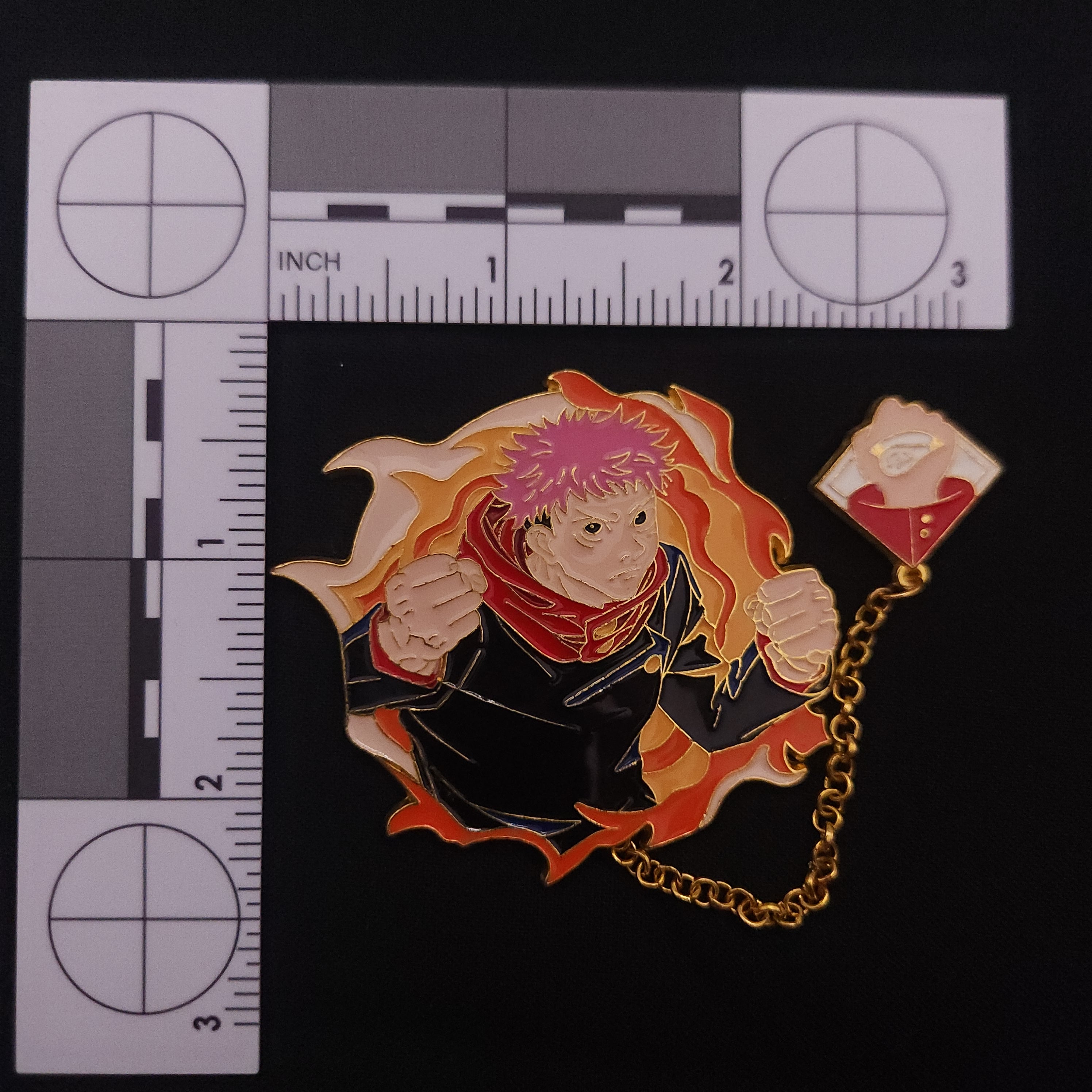Jujutsu Kaisen Character Pins with Chain