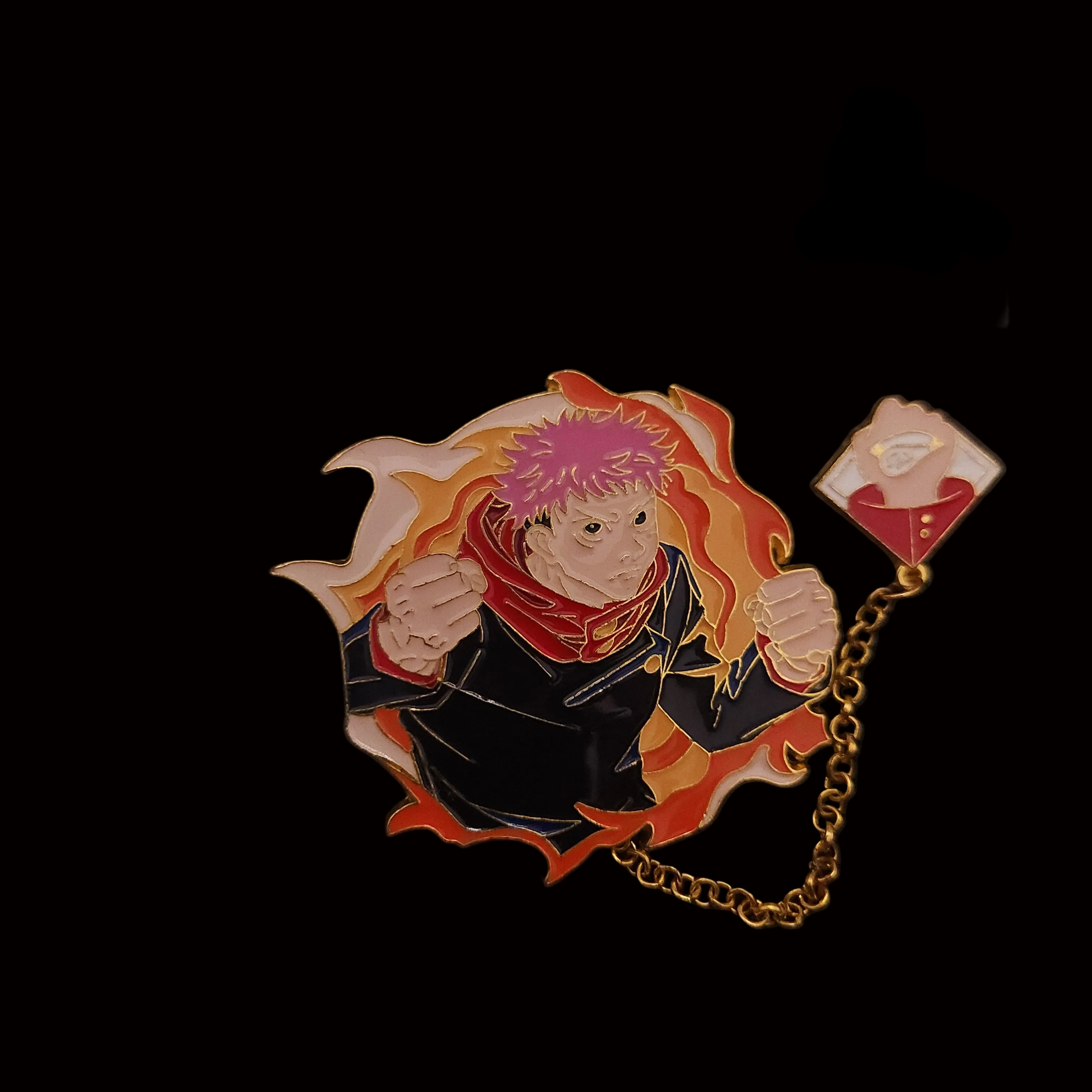 Jujutsu Kaisen Character Pins with Chain