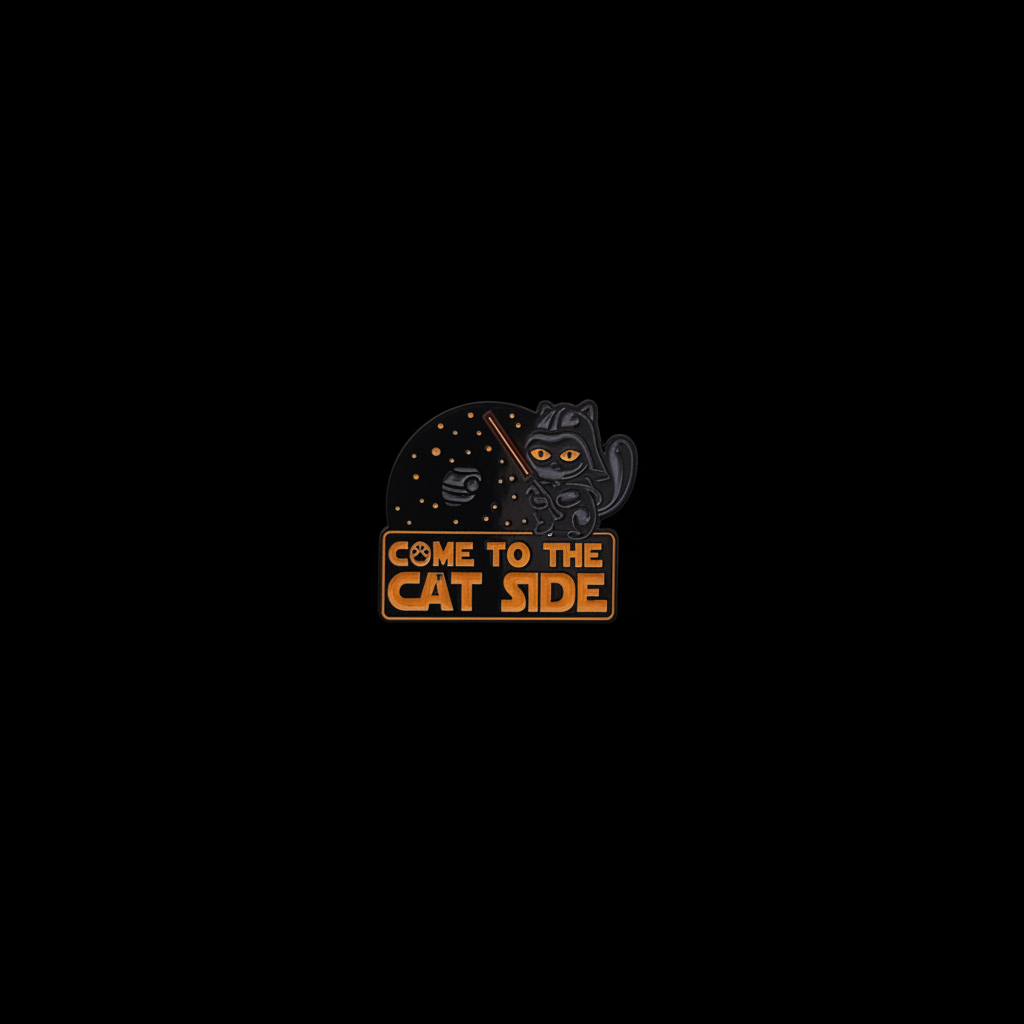 Cats “Come to the Cat Side” Pin