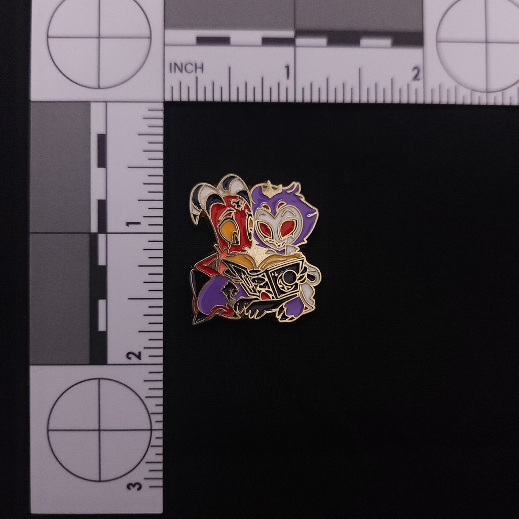 Helluva Boss Baby Blitzo and Stolas Pin