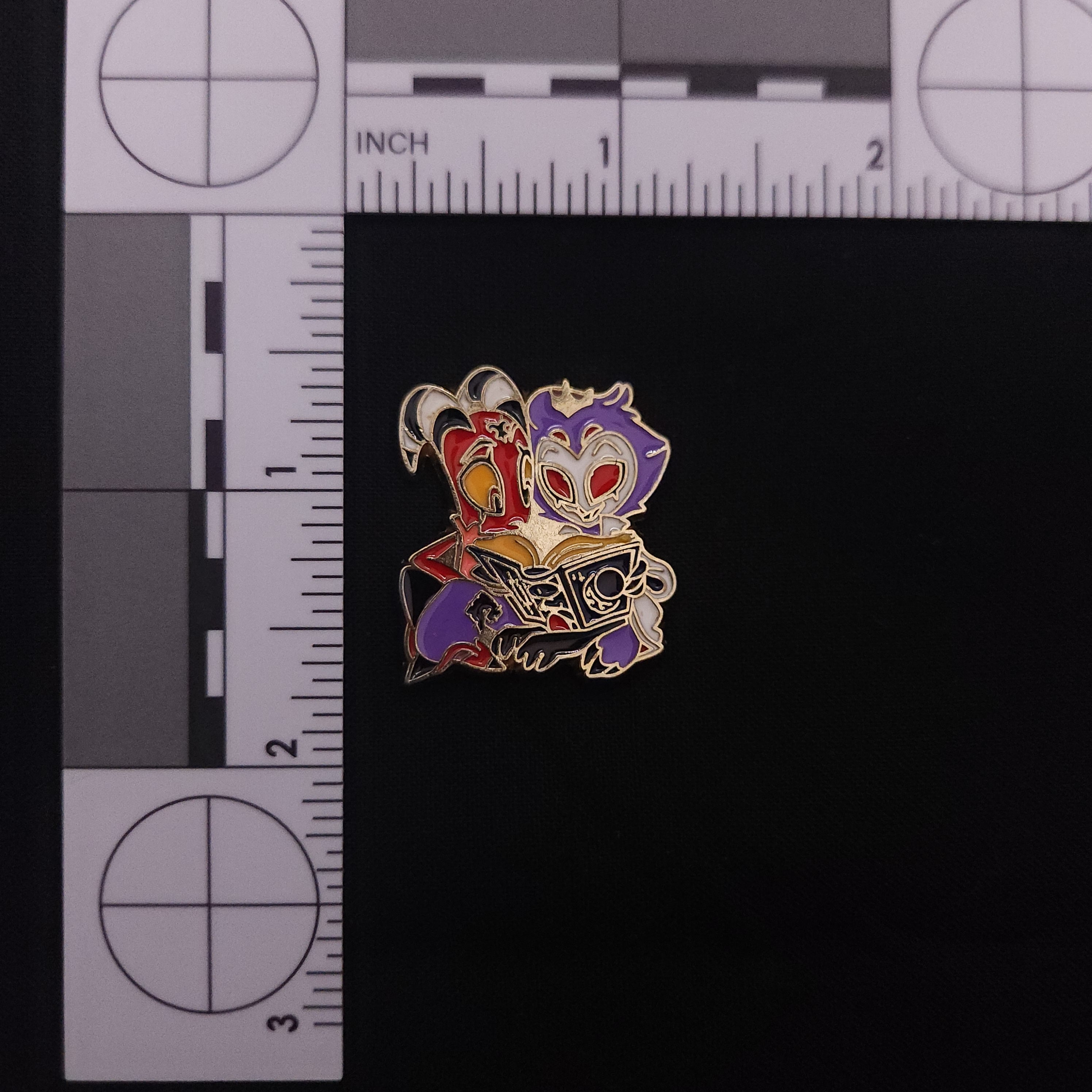 Helluva Boss Baby Blitzo and Stolas Pin