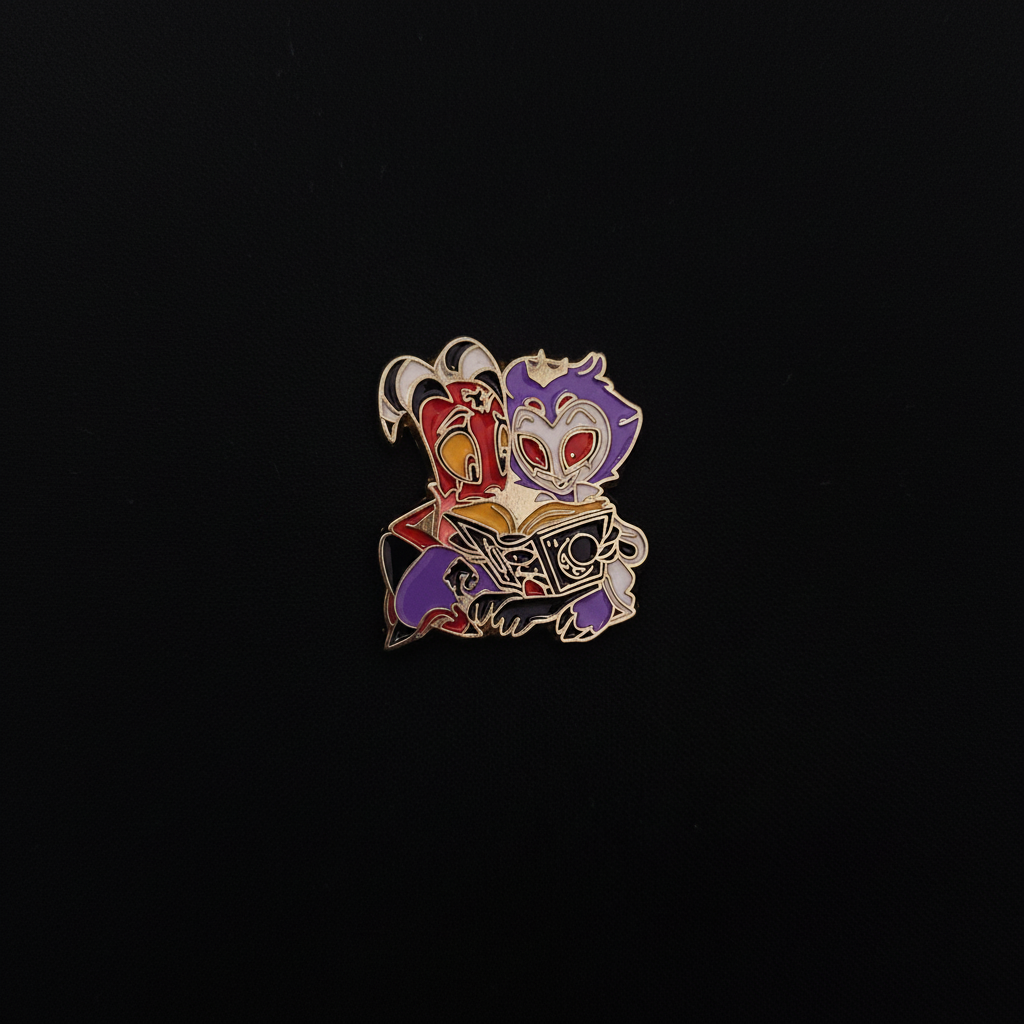 Helluva Boss Baby Blitzo and Stolas Pin