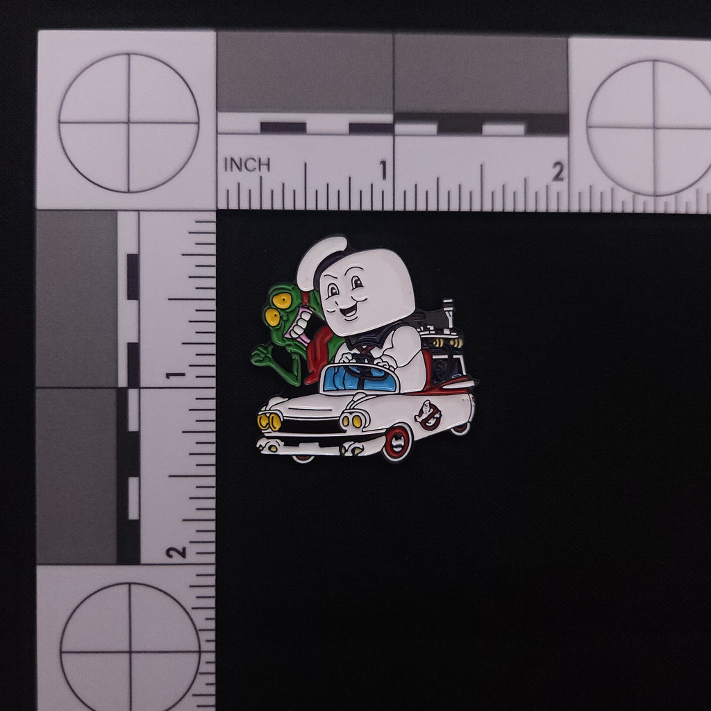 Ghostbusters Stay Puft Marshmallow and Slimer Pin
