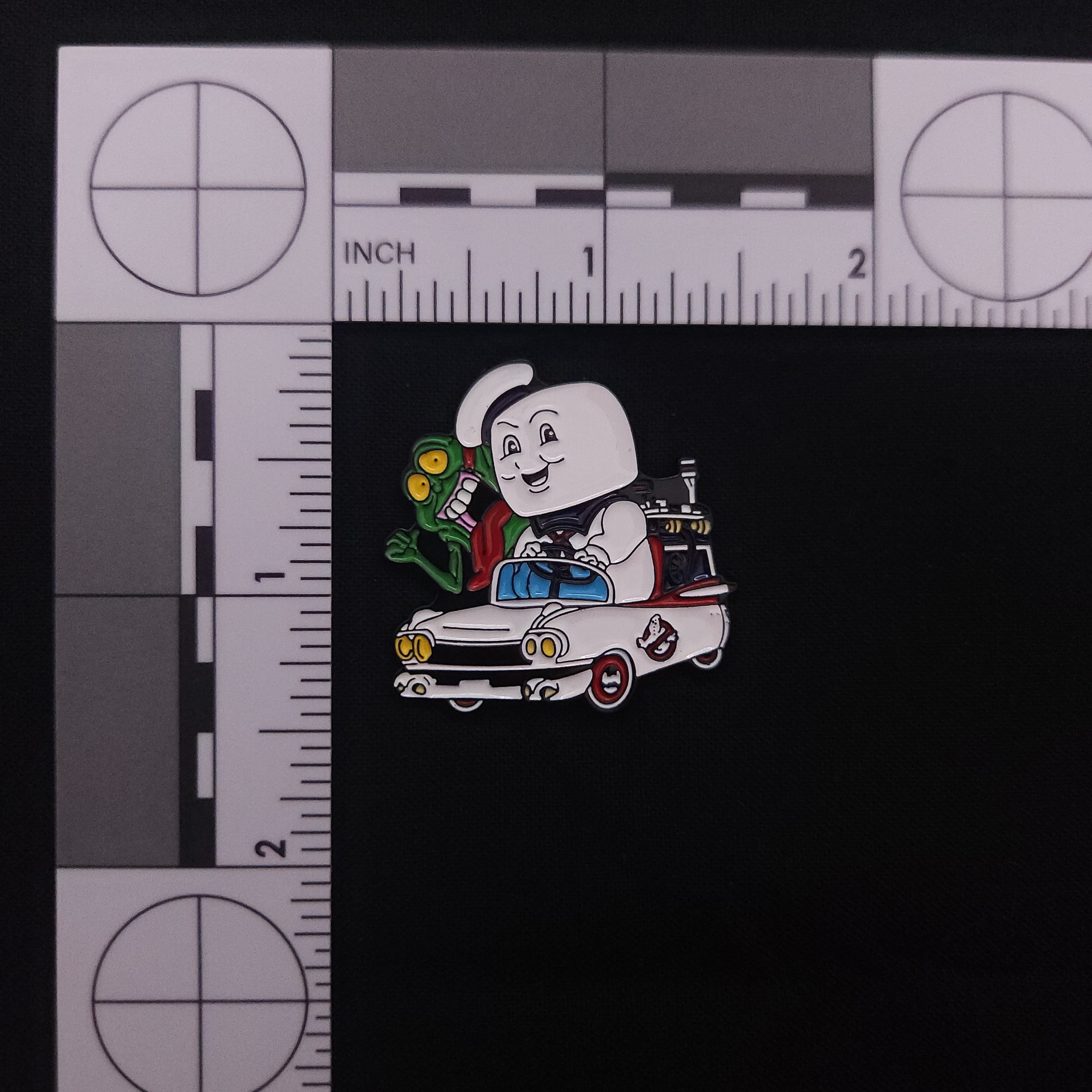 Ghostbusters Stay Puft Marshmallow and Slimer Pin