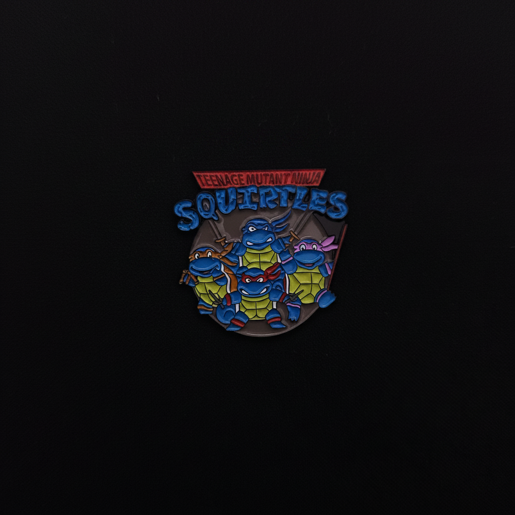 Teenage Ninja Mutant Squirtles Pin