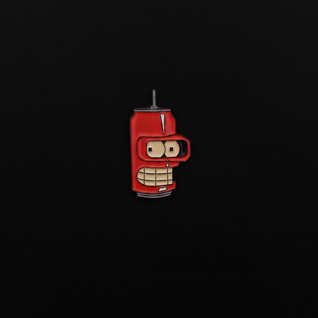 Futurama Bender Cola Pin