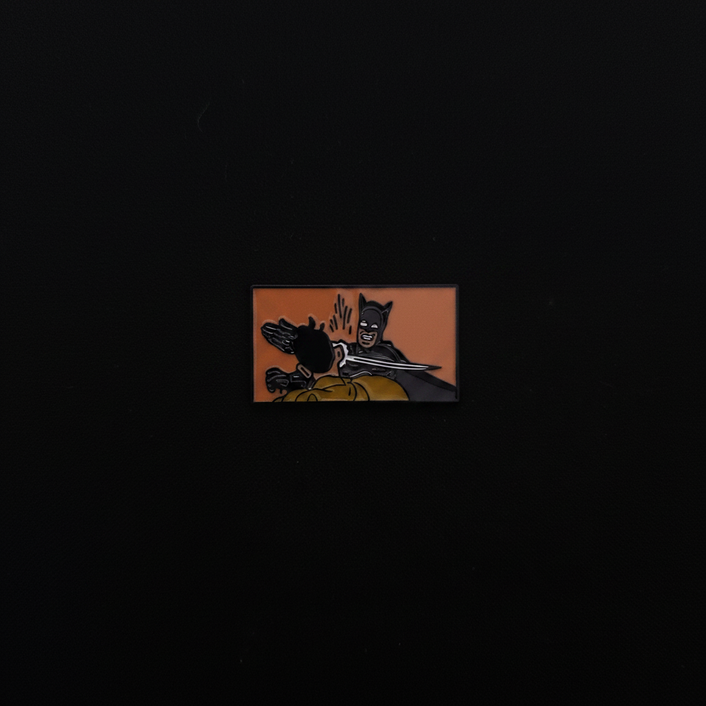 DC Comics Batman and Robin Meme Pin