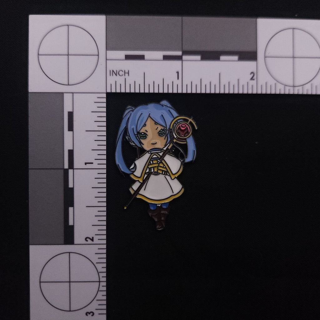 Frieren Chibi Frieren with Staff Pin