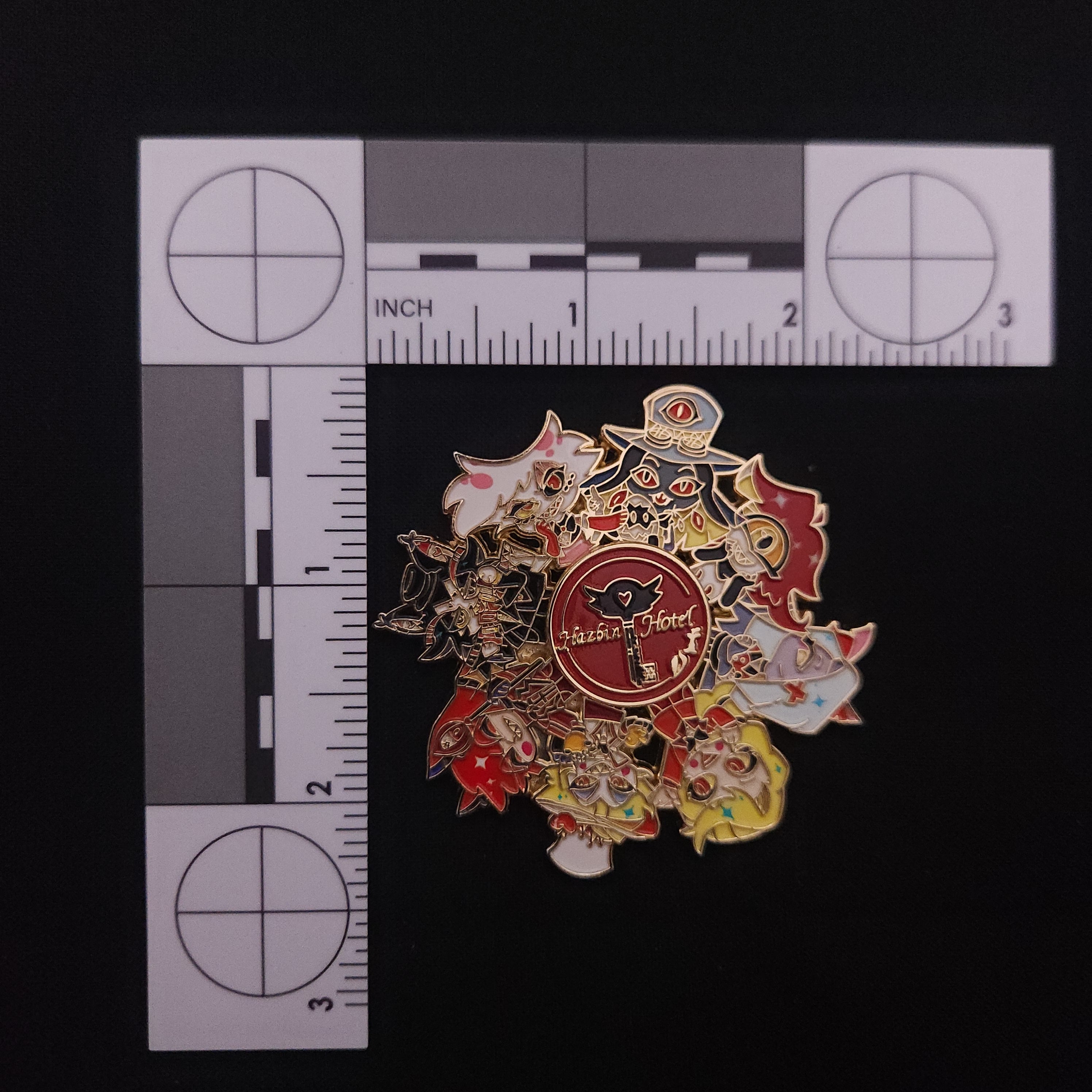 Hazbin Hotel Characters Badge Pin