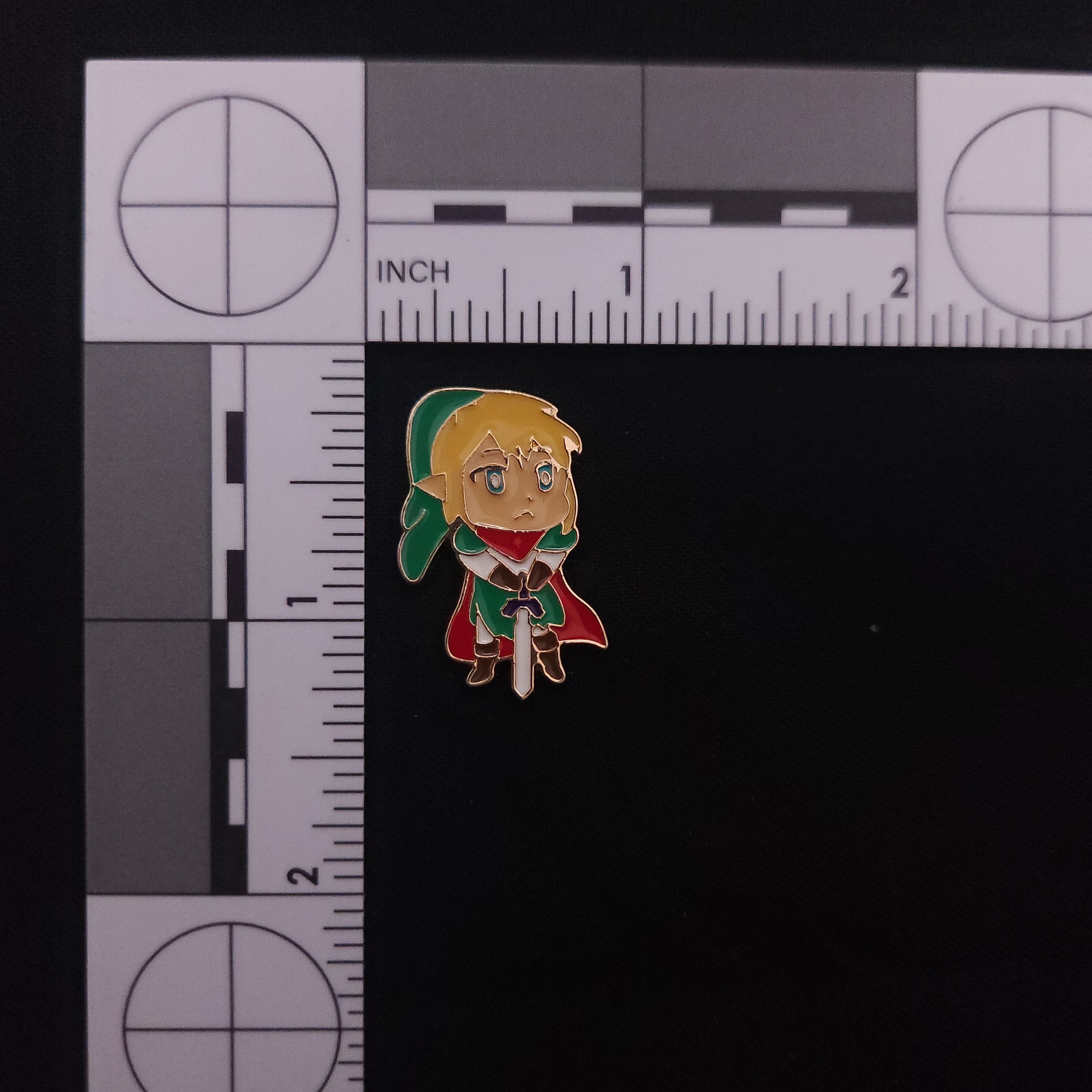 The Legend of Zelda Link standing with Sword Pin