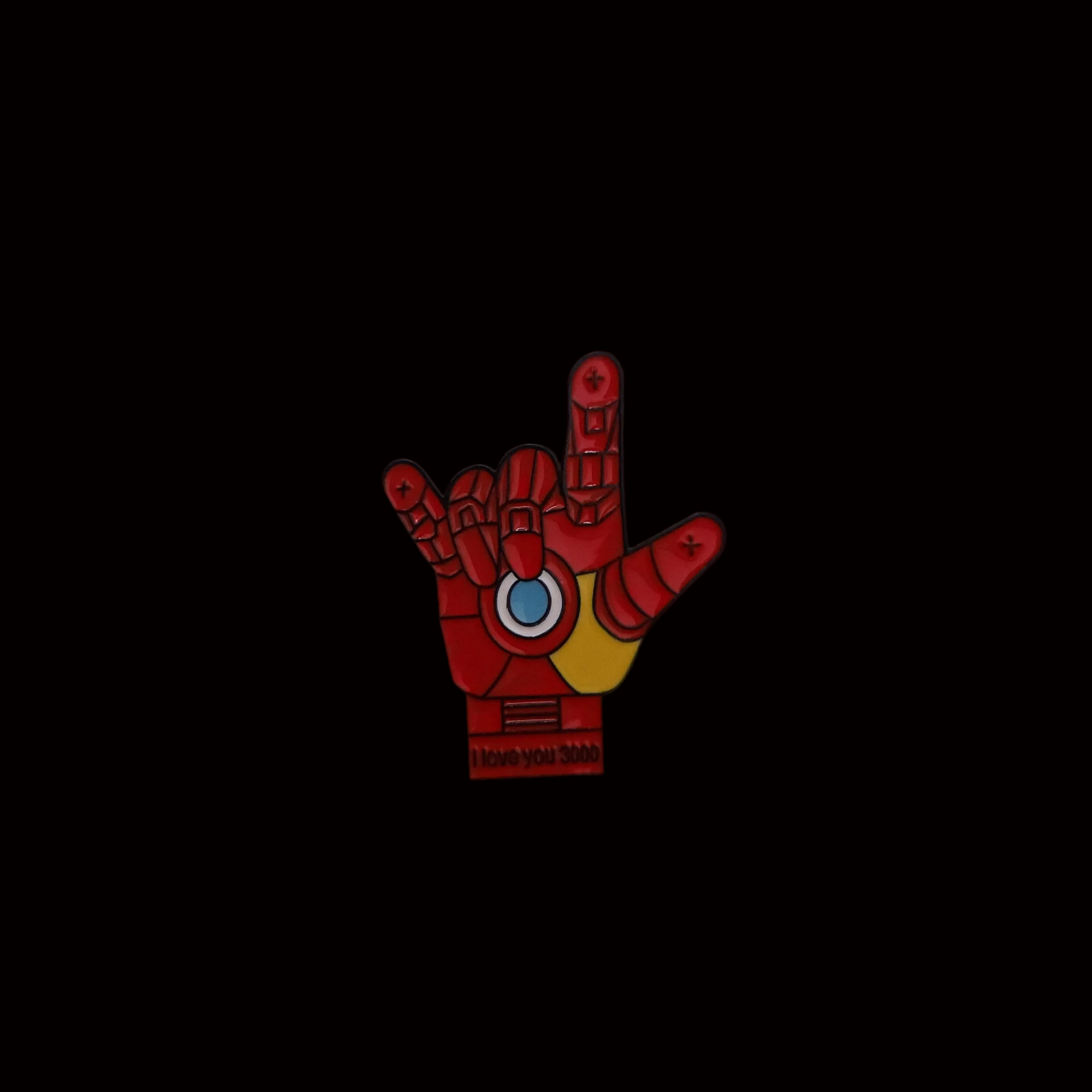 Marvel Iron Man I Love You 3000 Pin