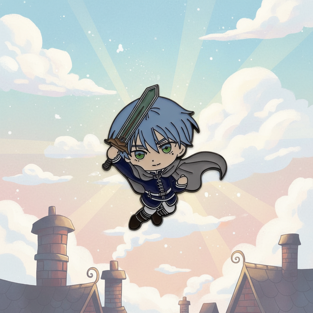 Frieren Chibi Himmel Pin