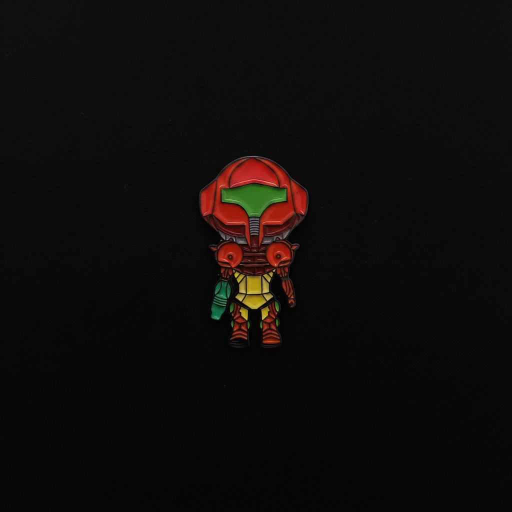 Metroid Samus Pin